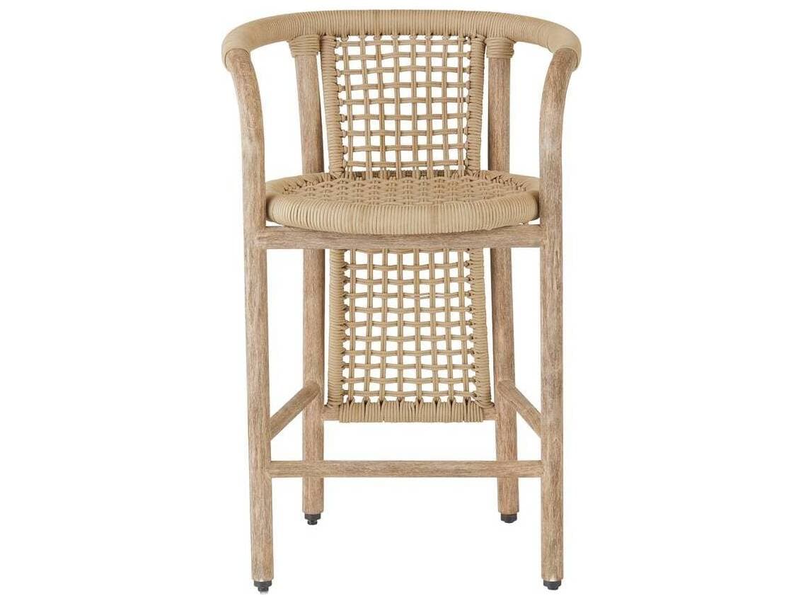 Arteriors Outdoor Chapman Willow Rope Bar Stool