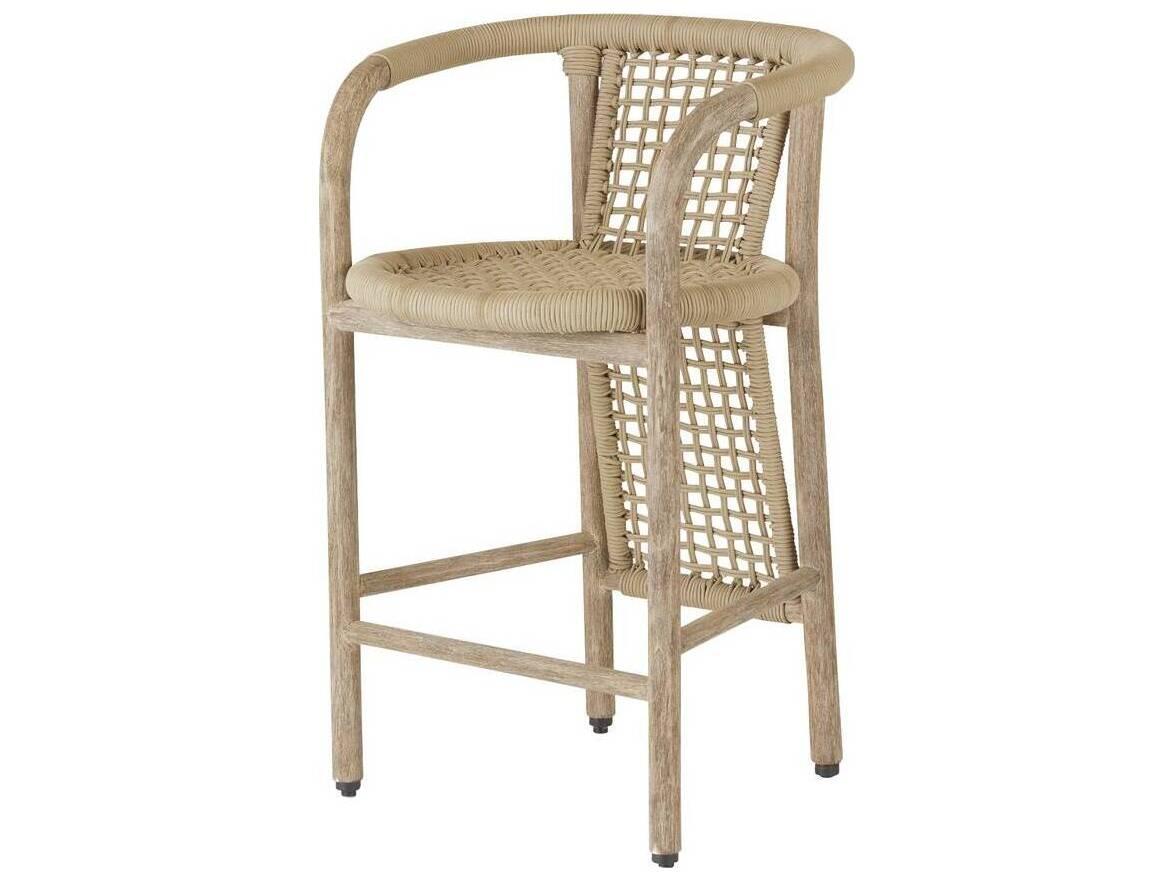 Arteriors Outdoor Chapman Willow Rope Bar Stool