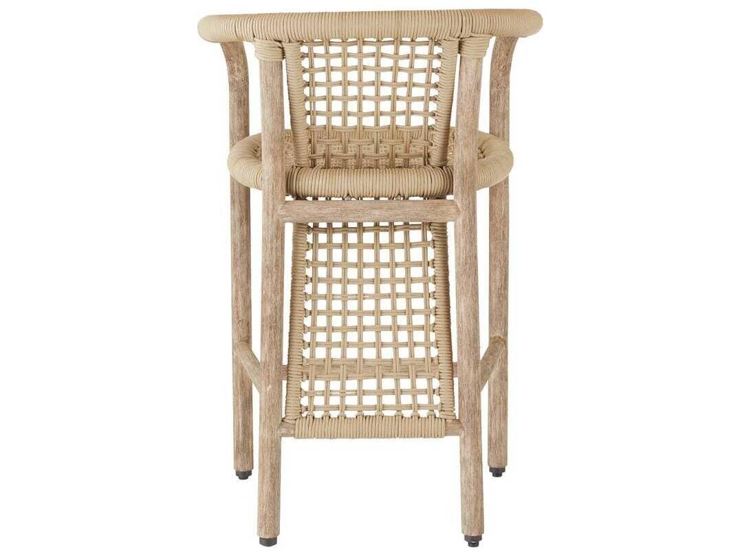 Arteriors Outdoor Chapman Willow Rope Bar Stool