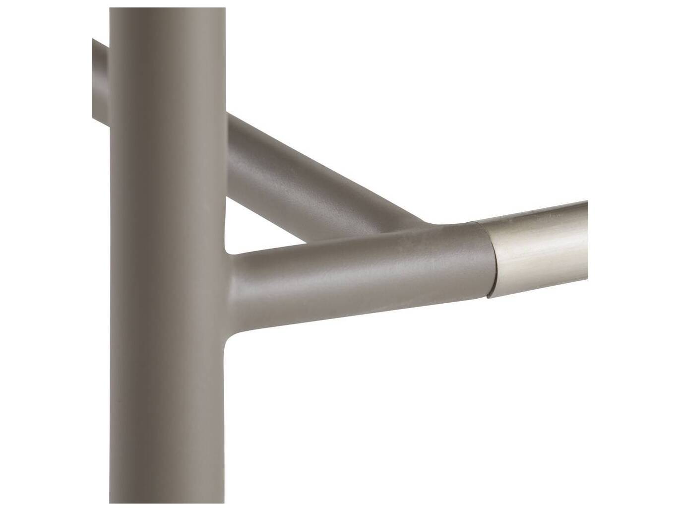 Arteriors Outdoor Feller Fossil Gray Aluminum Rope Counter Stool