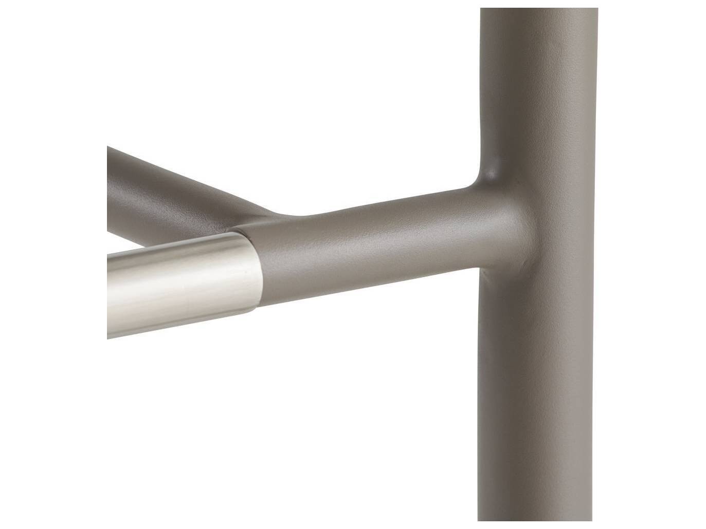 Arteriors Outdoor Feller Fossil Gray Aluminum Rope Bar Stool