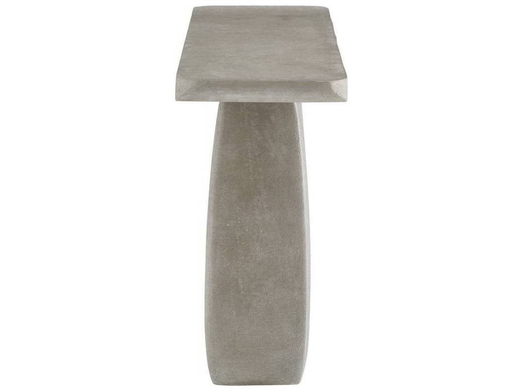 Arteriors Outdoor Melt Smoke Concrete Rectangular Console Table