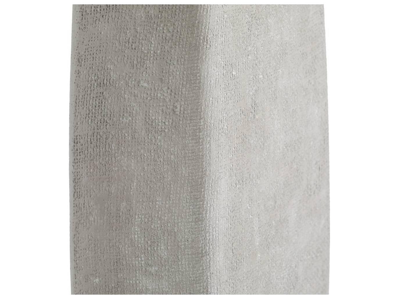 Arteriors Outdoor Melt Smoke Concrete Rectangular Console Table