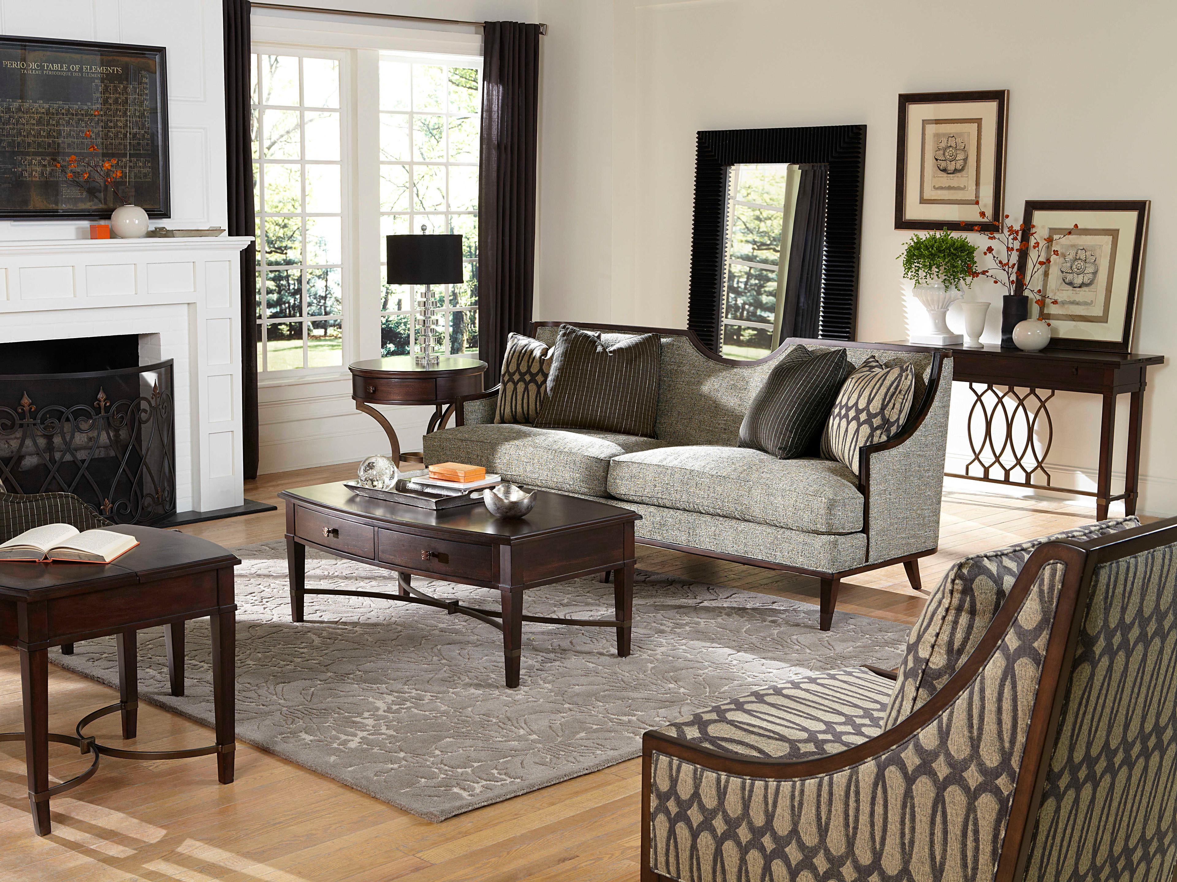 A.R.T. Furniture Harper Mineral Mink Gray Upholstered Sofa