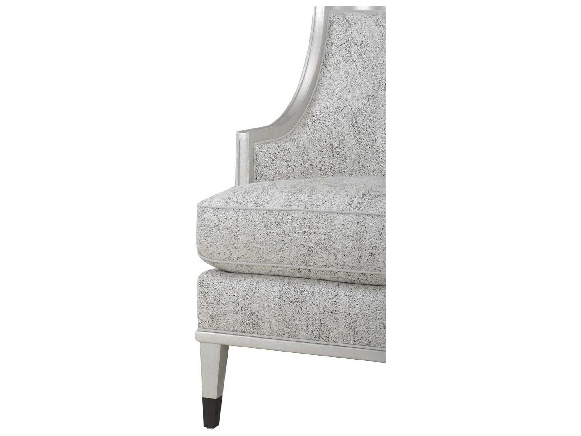 A.R.T. Furniture Harper Bezel Silver Fabric Accent Chair