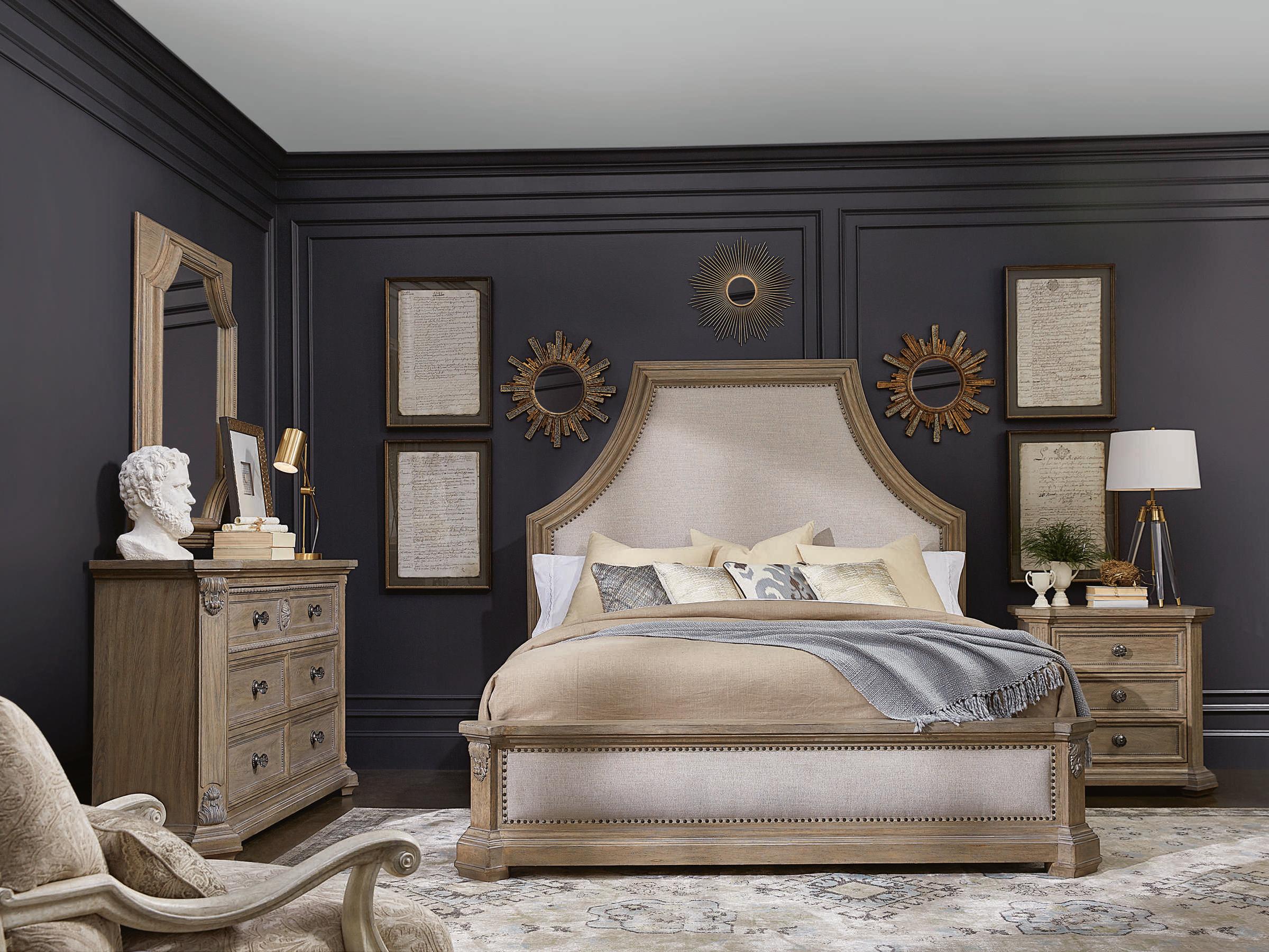 A.R.T. Furniture Arch Salvage Grayson 6-Drawers Brown Elm Wood Double Dresser