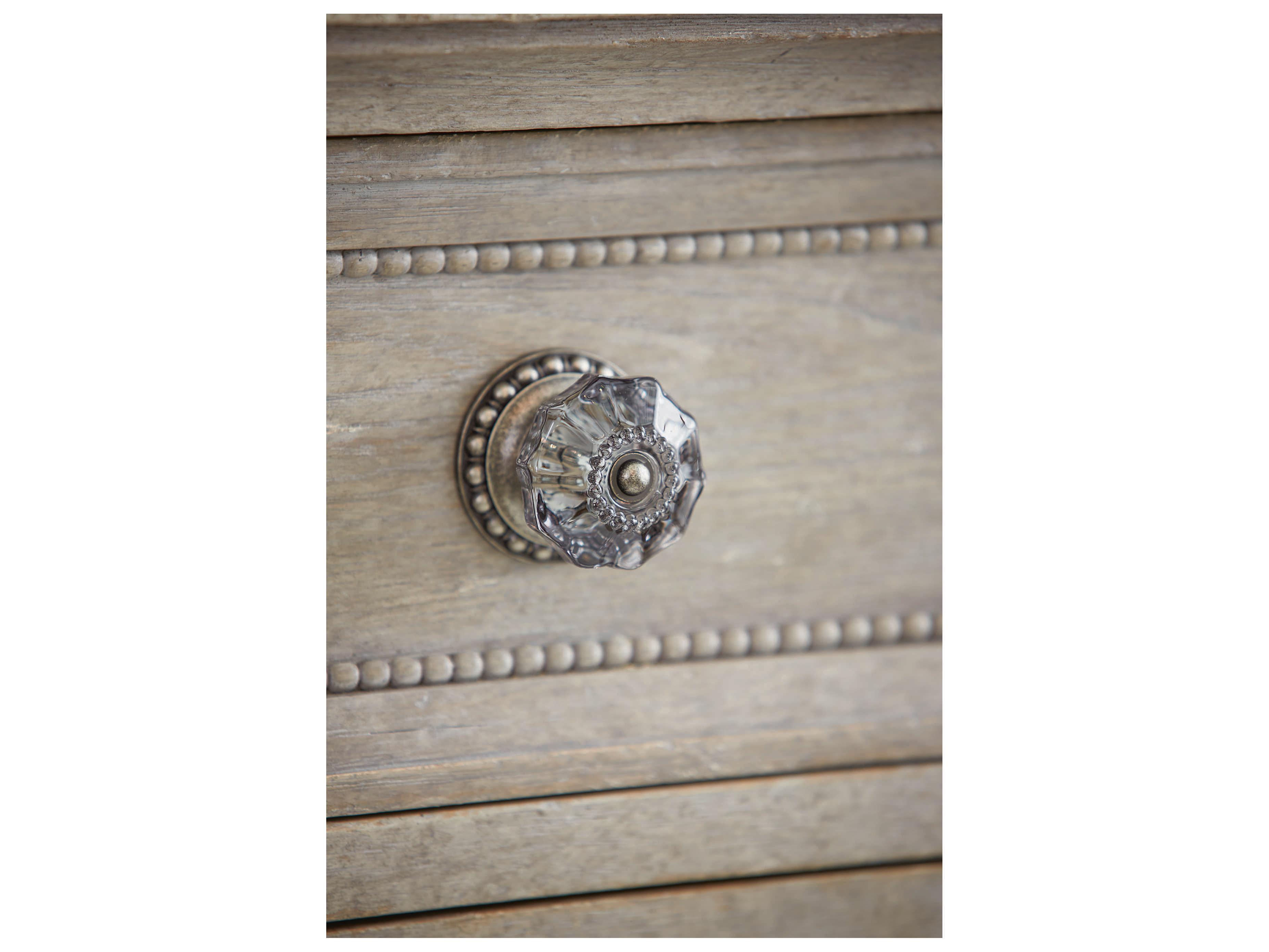 A.R.T. Furniture Arch Salvage Grayson 6-Drawers Brown Elm Wood Double Dresser