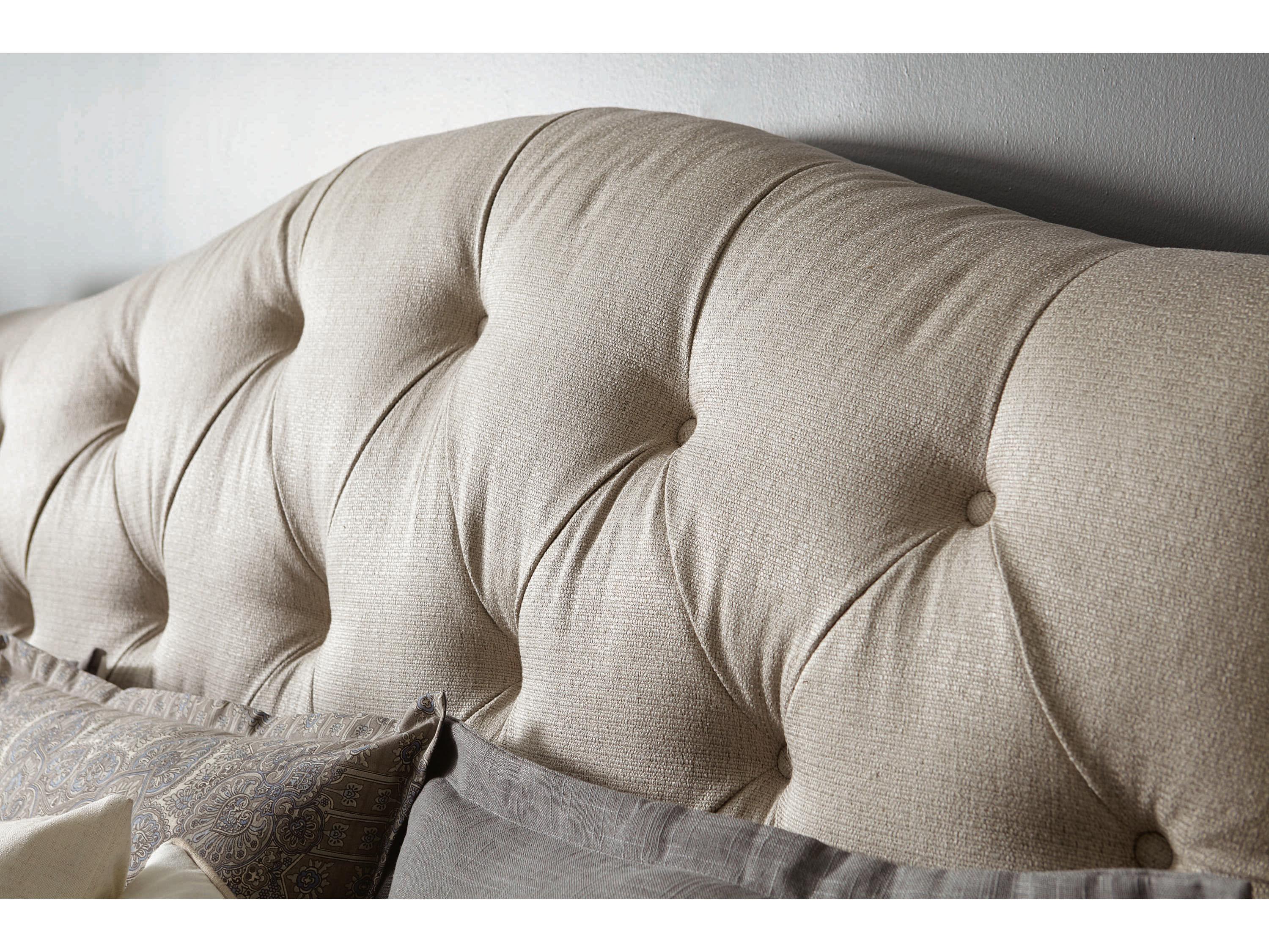 A.R.T. Furniture Summer Creek Shoals Queen Upholstered Tufted Sleigh Headboard