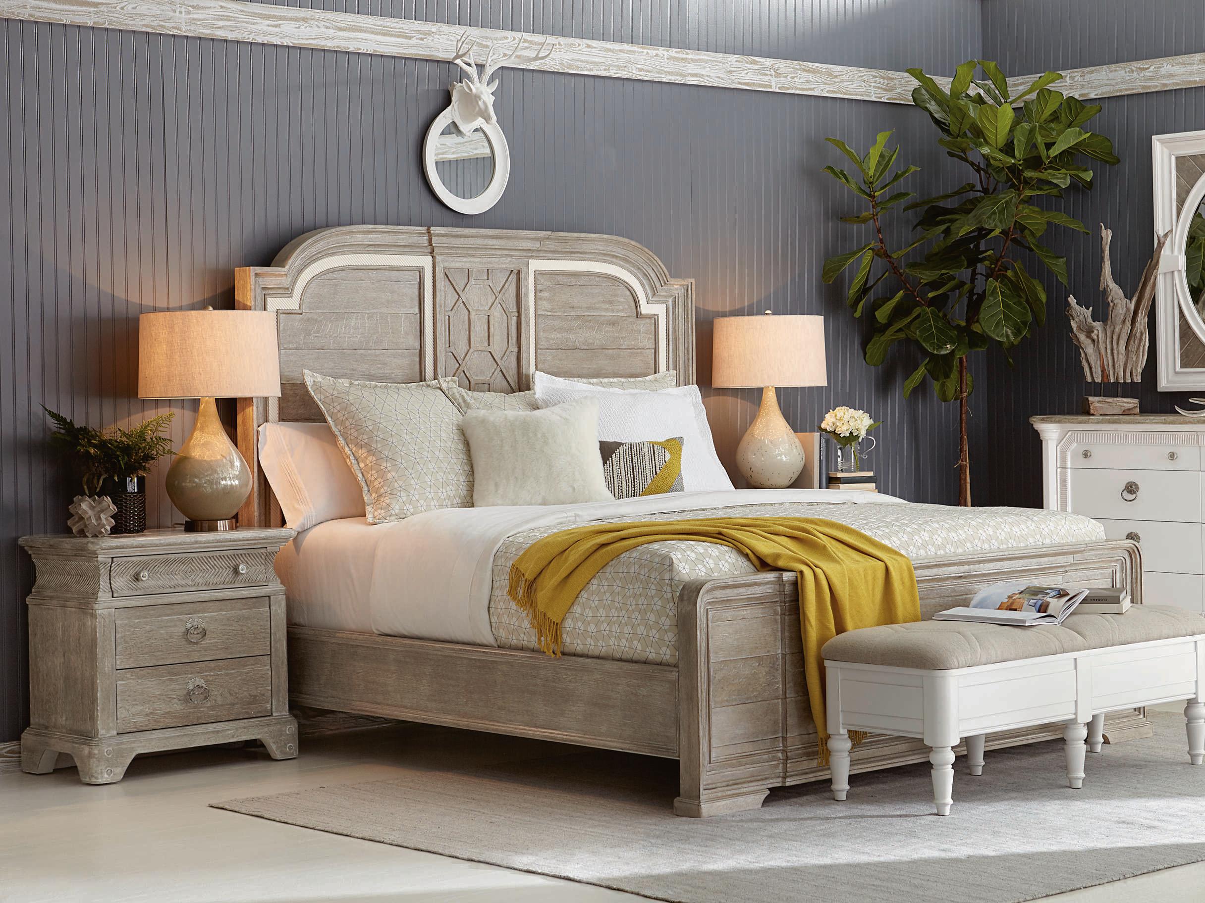 A.R.T. Furniture Summer Creek Light Keeper's 3-Drawers Beige Oak Wood Chest Nightstand