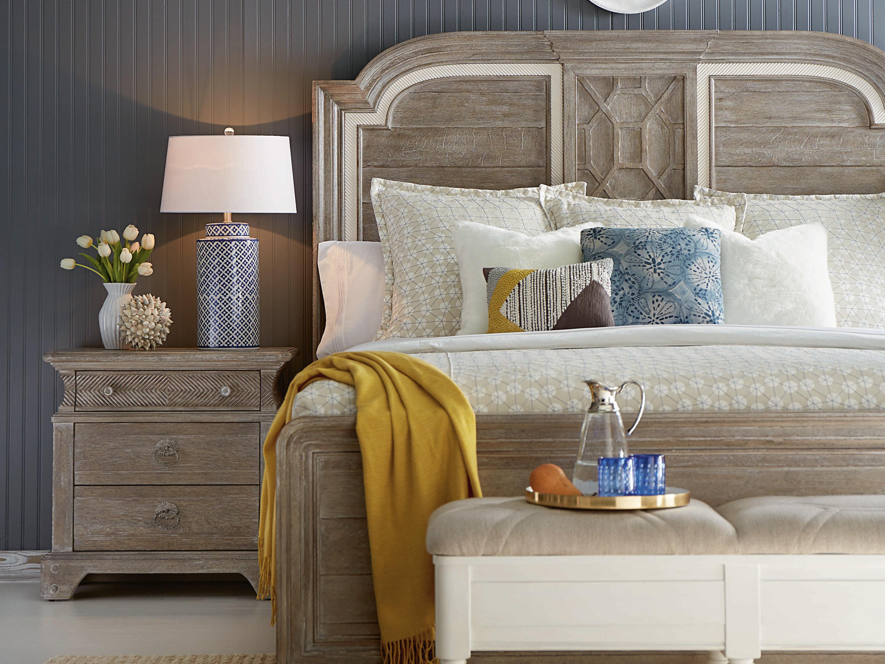 A.R.T. Furniture Summer Creek Light Keeper's 3-Drawers Beige Oak Wood Chest Nightstand