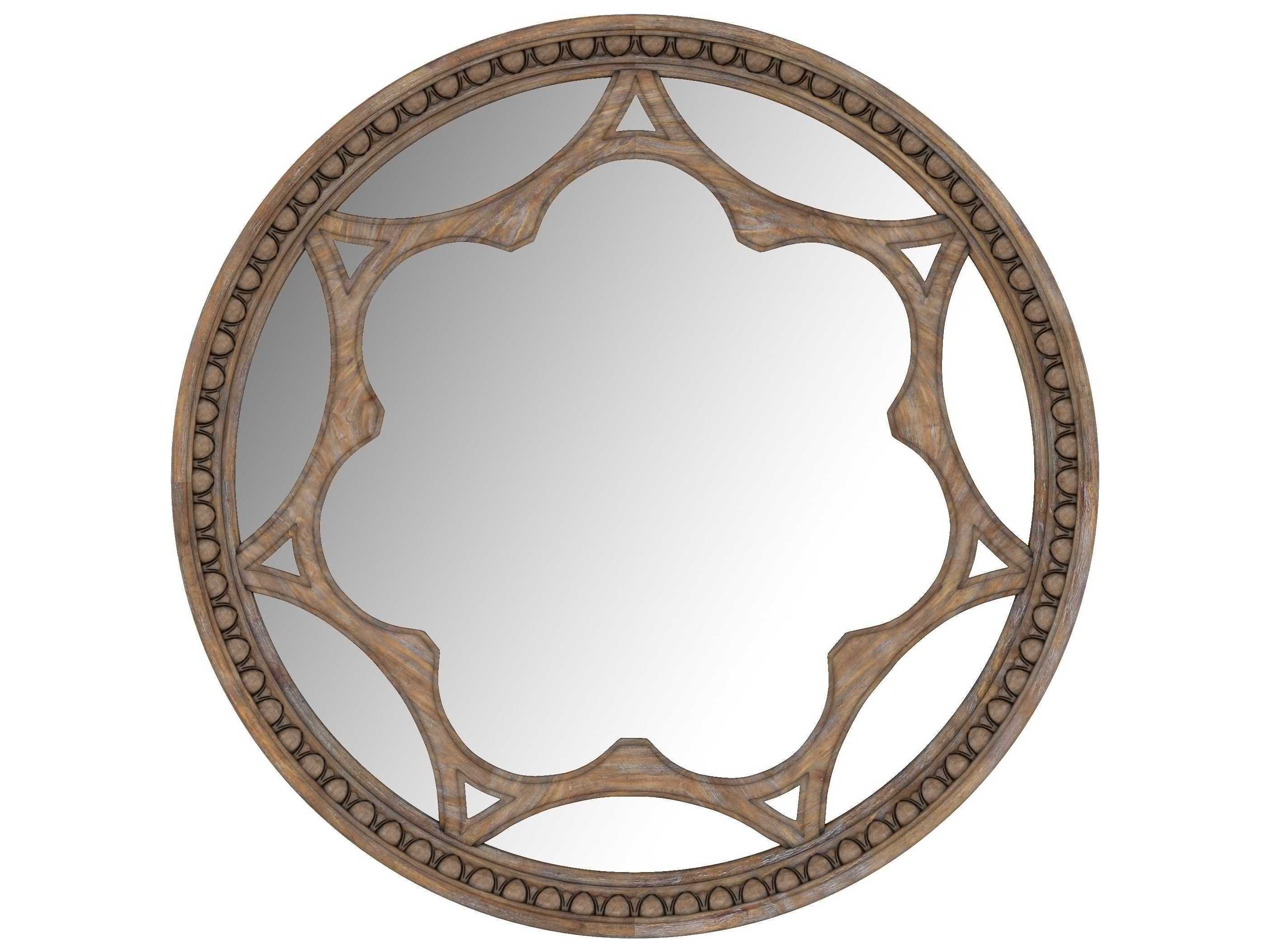 A.R.T. Furniture Architrave Round Almond Wall Mirror