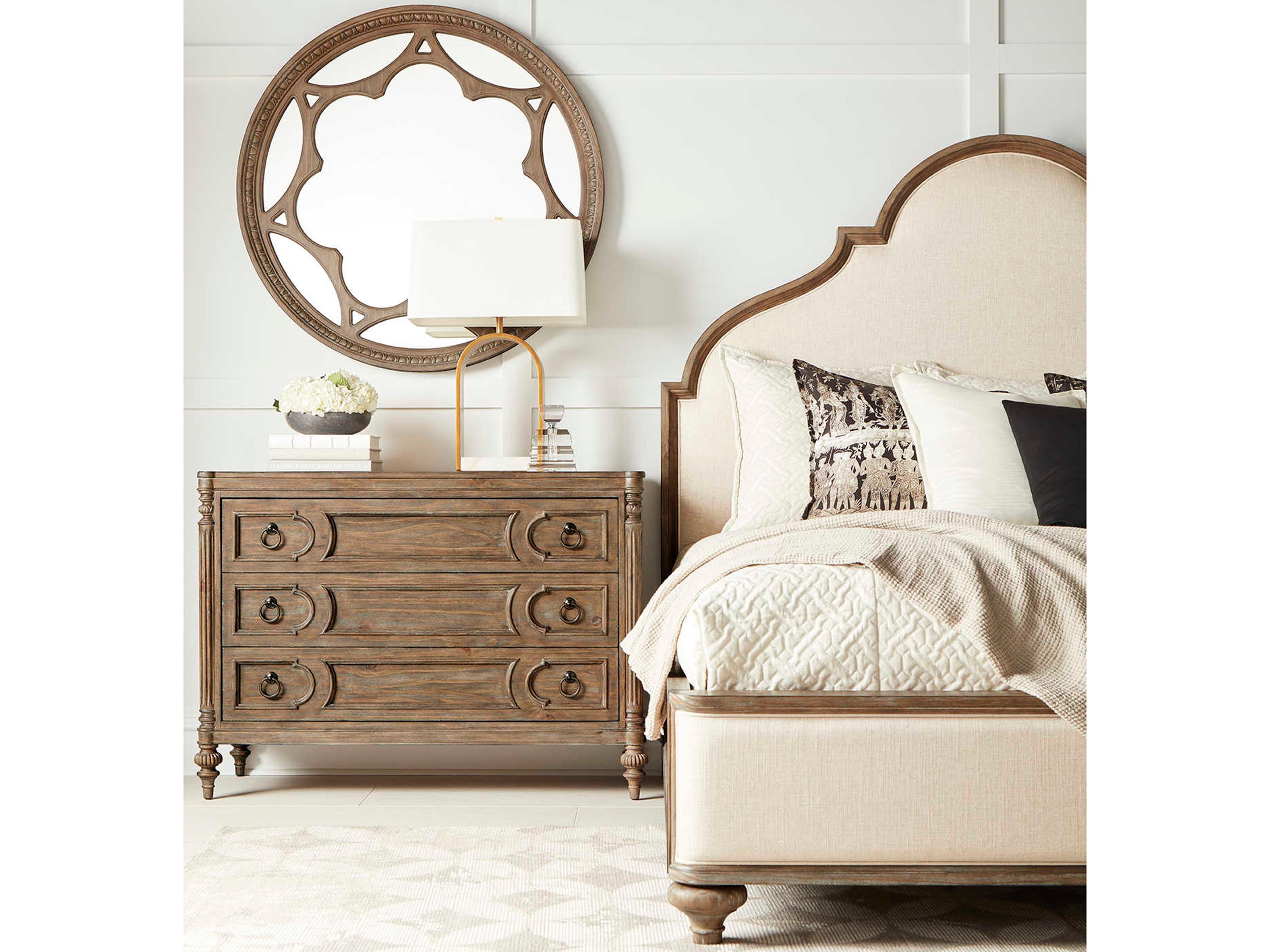 A.R.T. Furniture Architrave Round Almond Wall Mirror