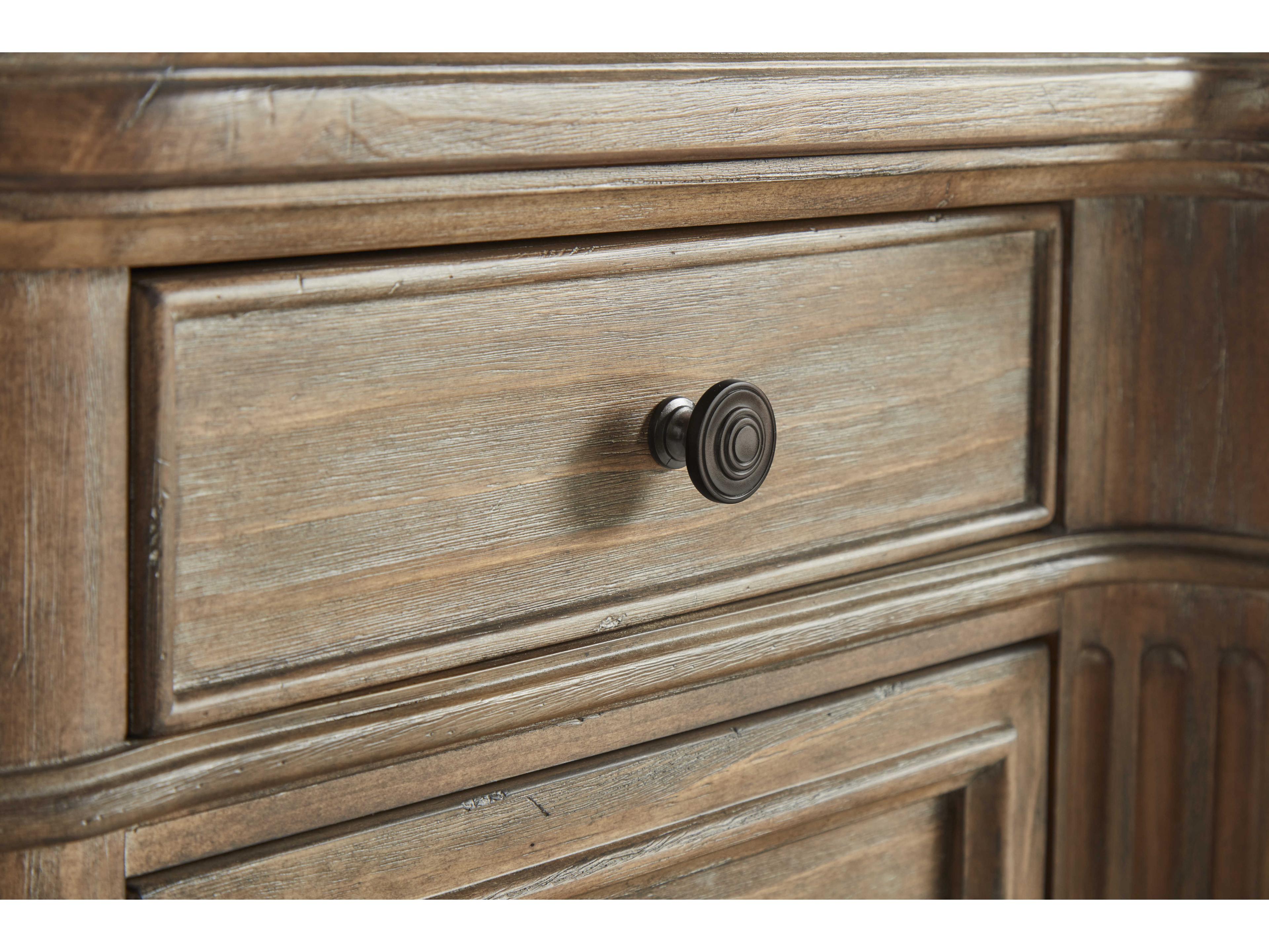 A.R.T. Furniture Architrave 12-Drawers Brown Pine Wood Triple Dresser