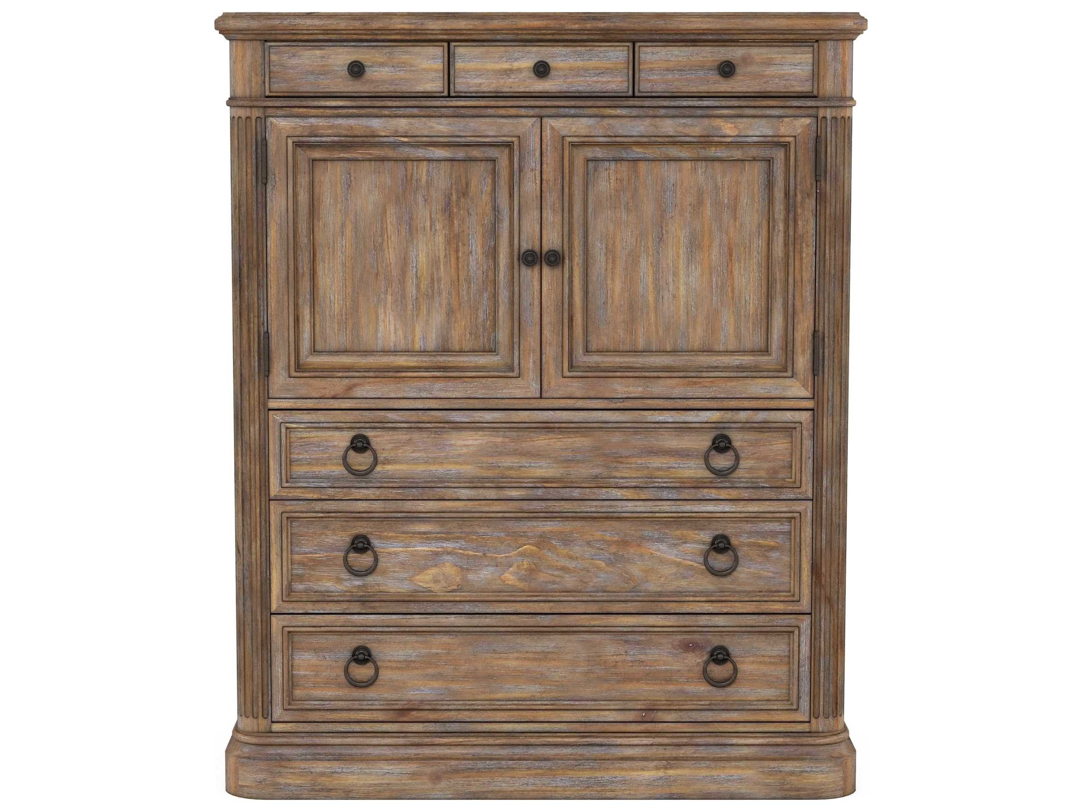 A.R.T. Furniture Architrave Almond Brown Pine Wood Accent Chest