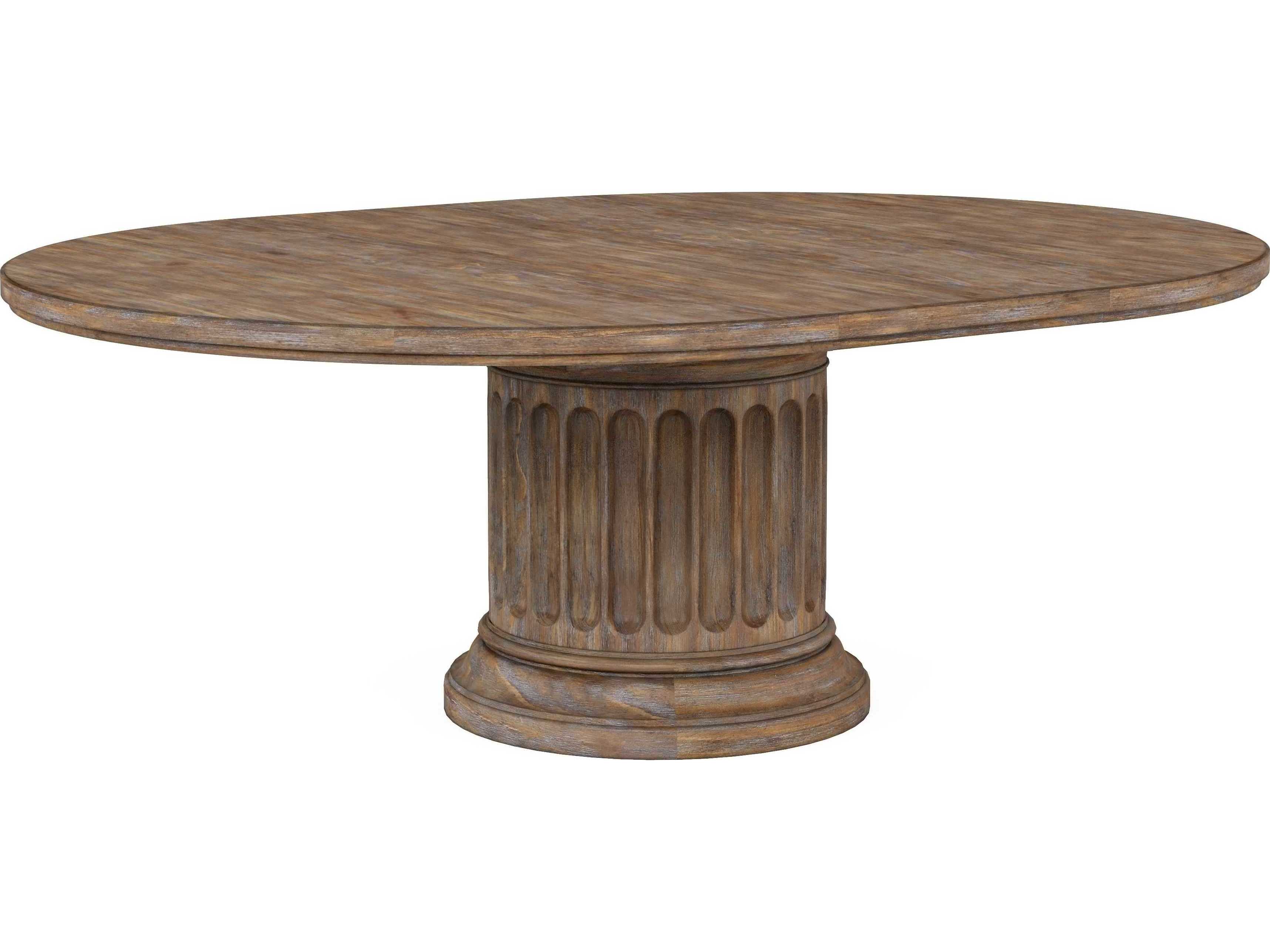 A.R.T. Furniture Architrave Round Wood Almond Dining Table
