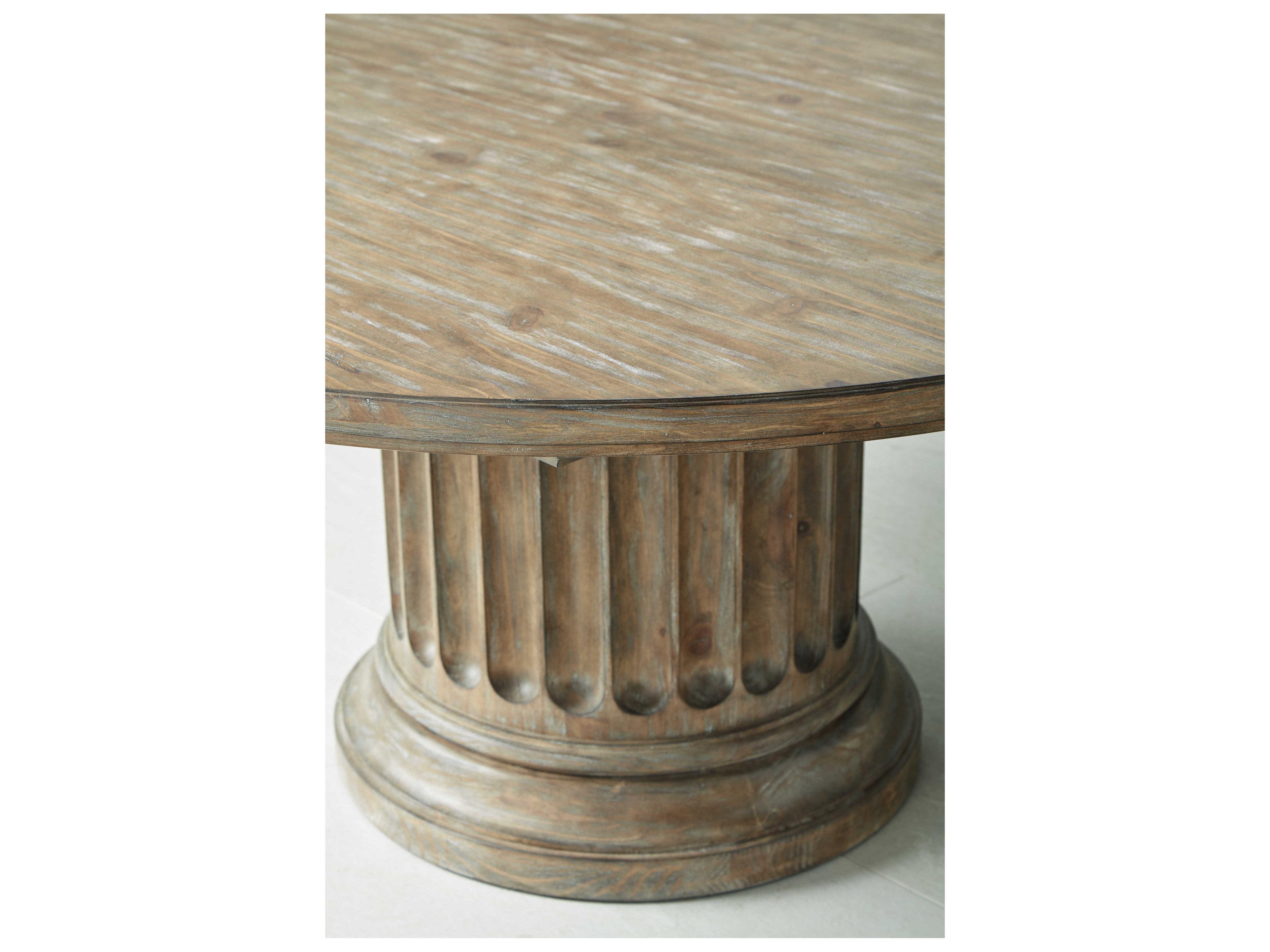 A.R.T. Furniture Architrave Round Wood Almond Dining Table