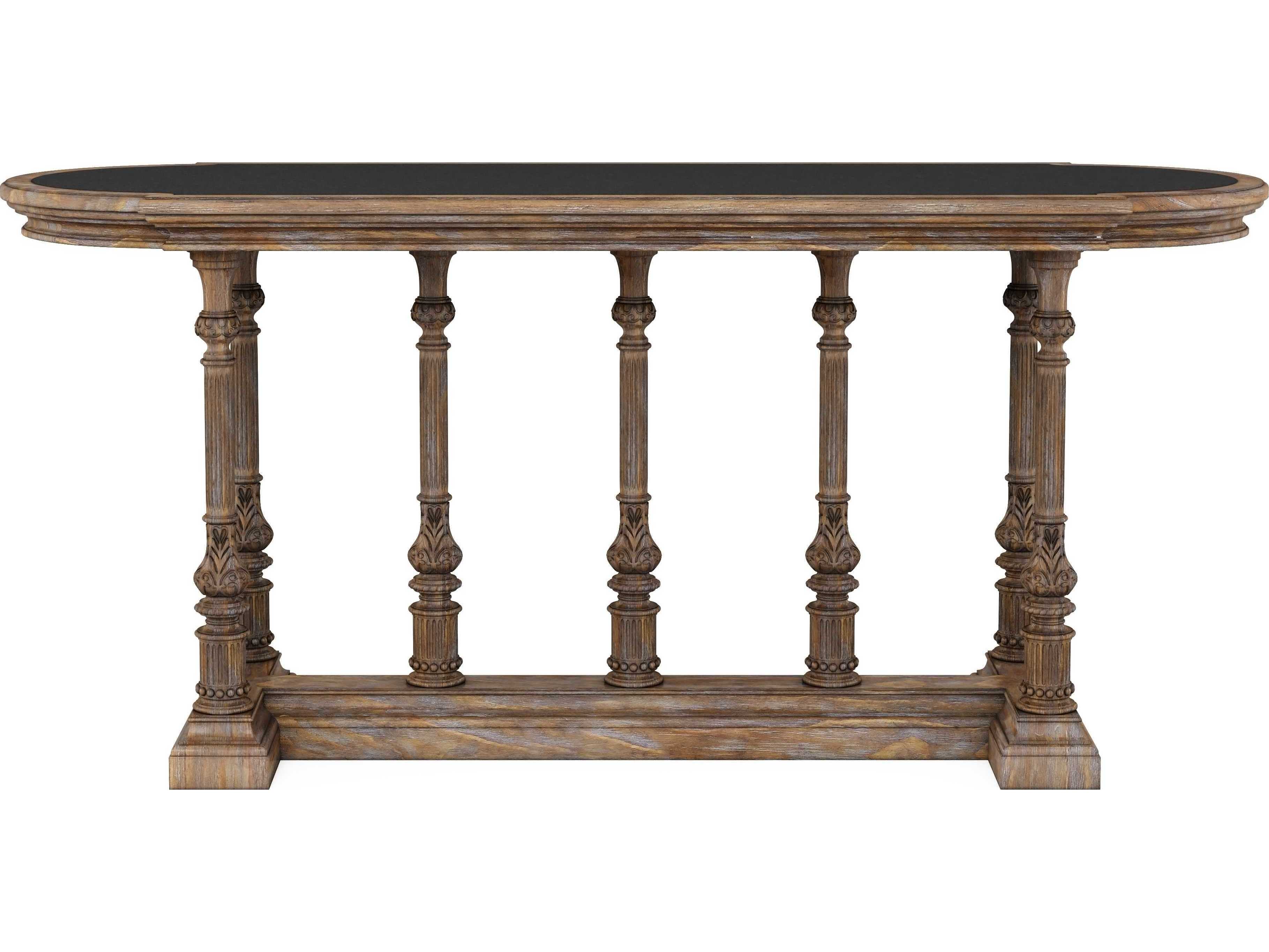 A.R.T. Furniture Architrave Almond Oval Marble Bar Table