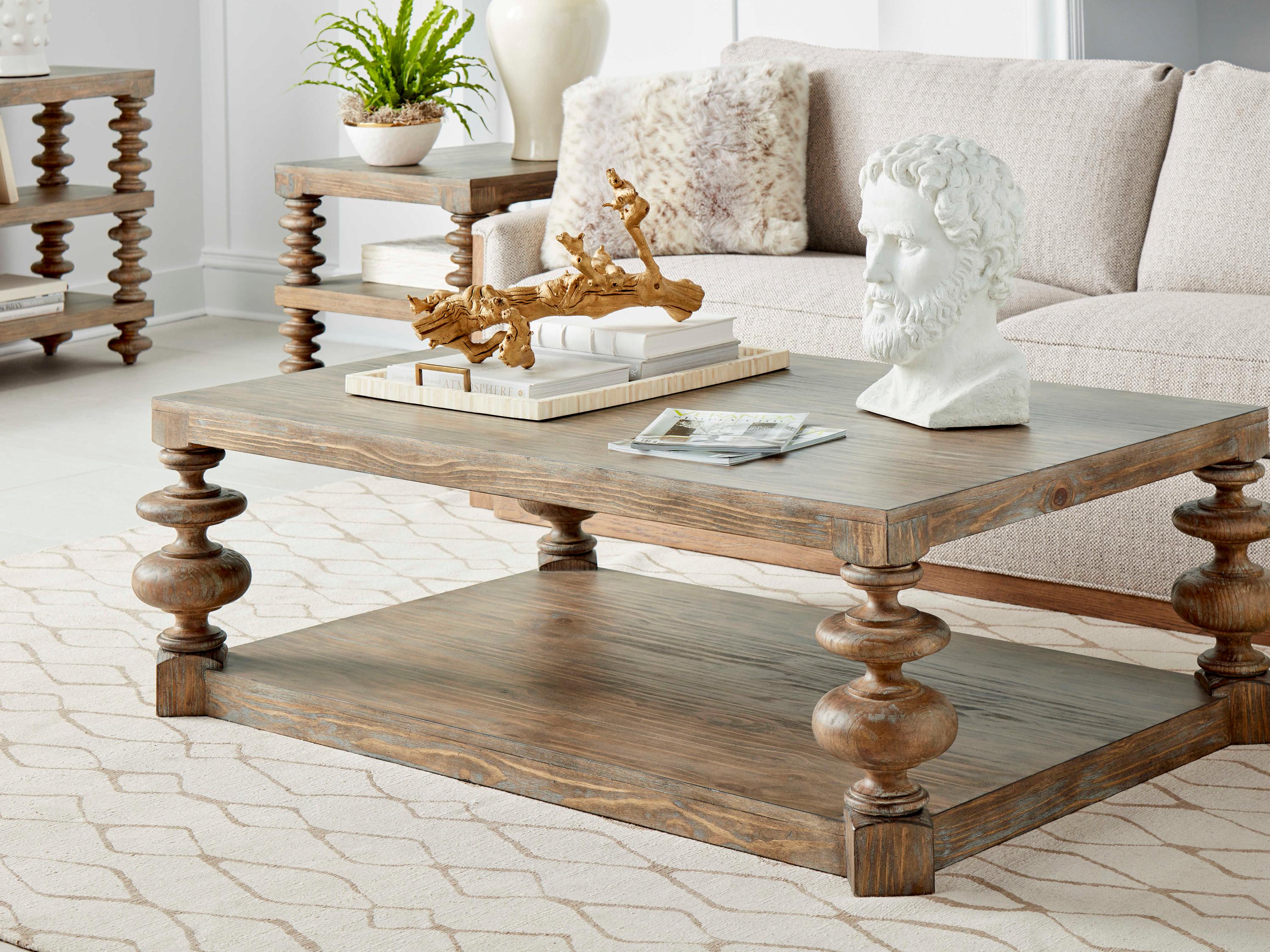 A.R.T. Furniture Architrave Rectangular Wood Almond Coffee Table