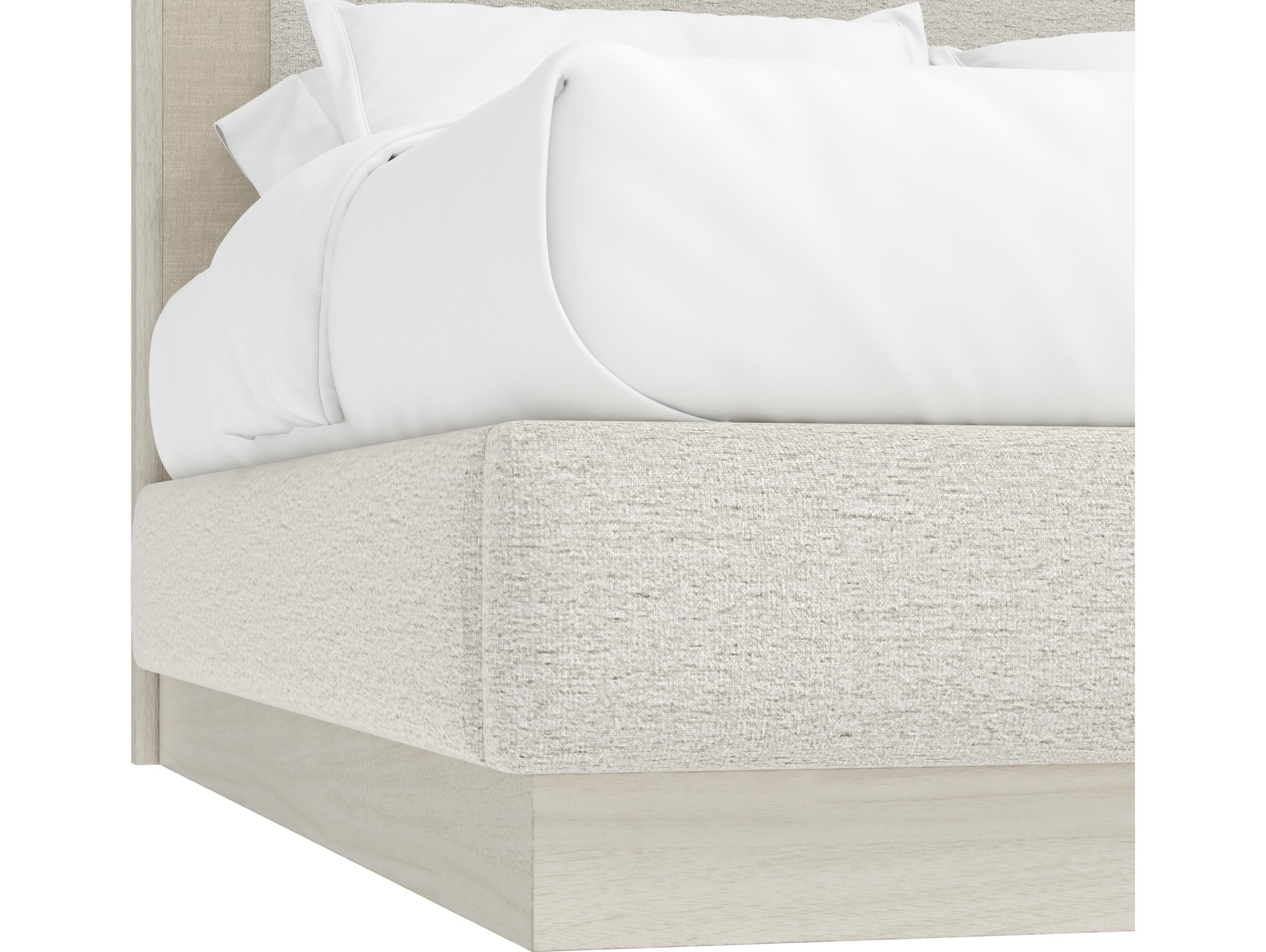 A.R.T. Furniture Cotiere Beige Upholstered Queen Platform Bed