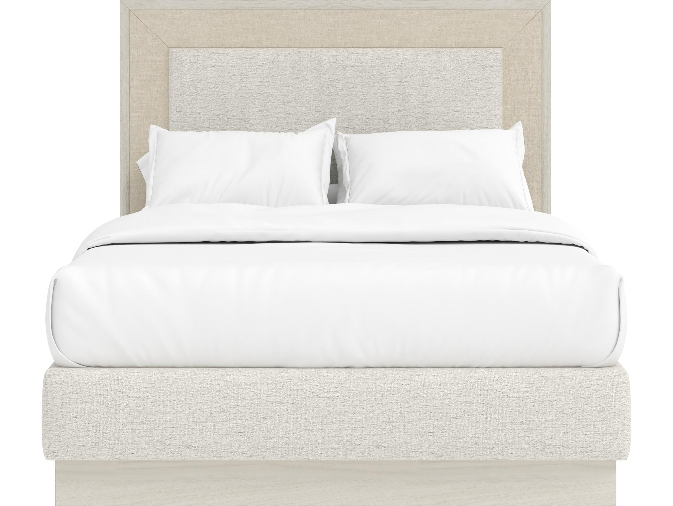 A.R.T. Furniture Cotiere Beige Upholstered King Platform Bed