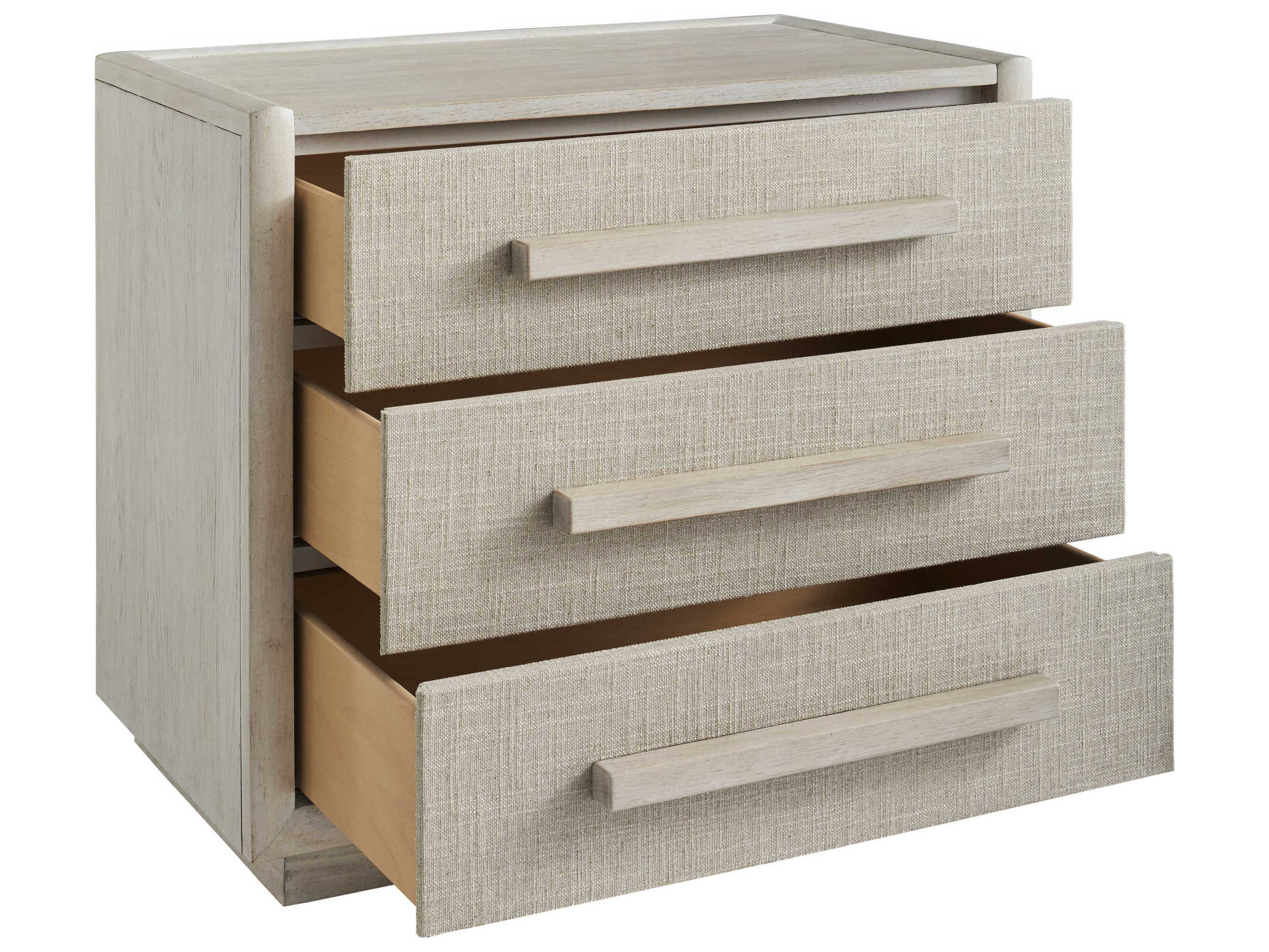 A.R.T. Furniture Cotiere 3-Drawers Beige Oak Wood Nightstand