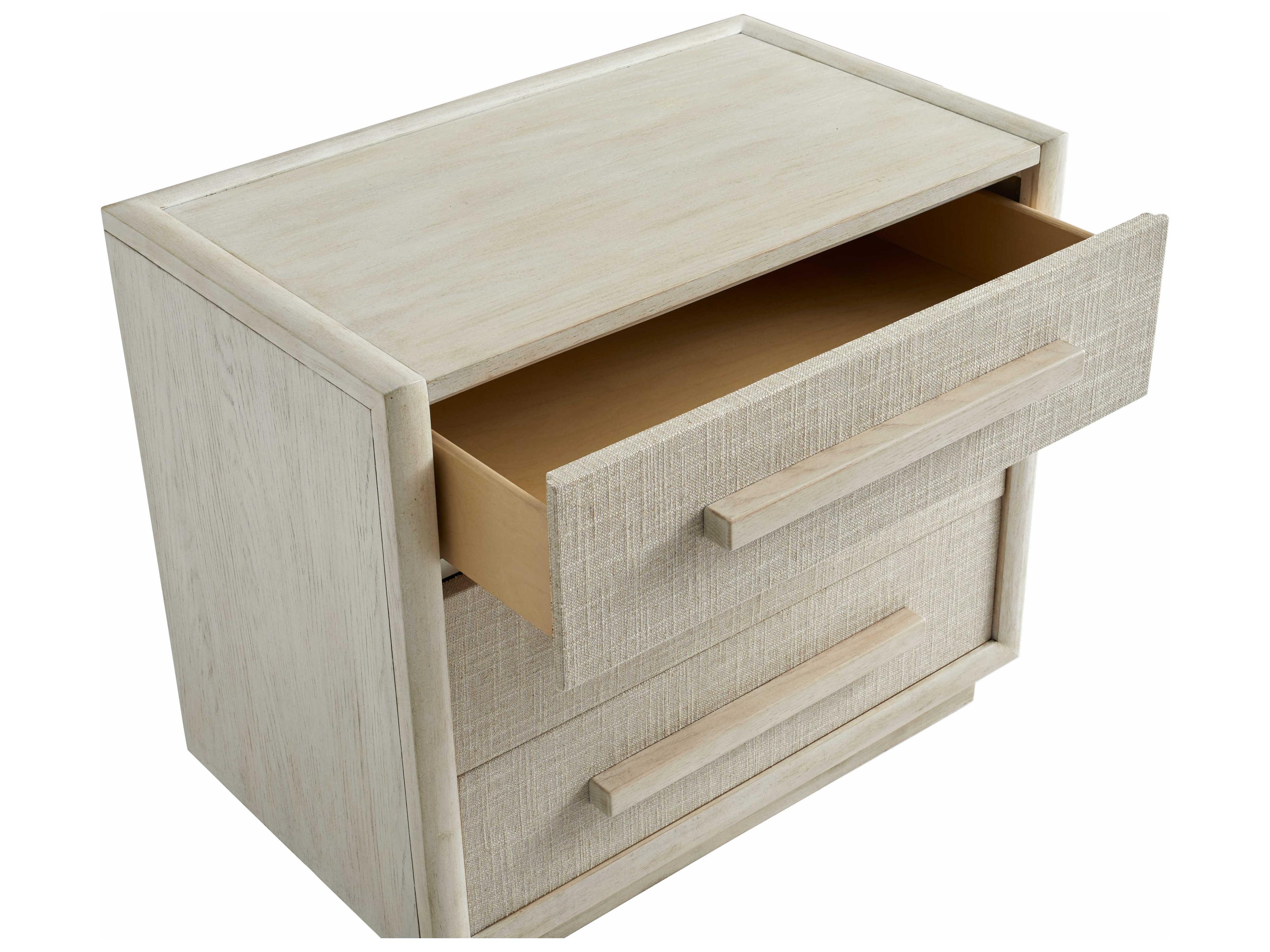 A.R.T. Furniture Cotiere 3-Drawers Beige Oak Wood Nightstand