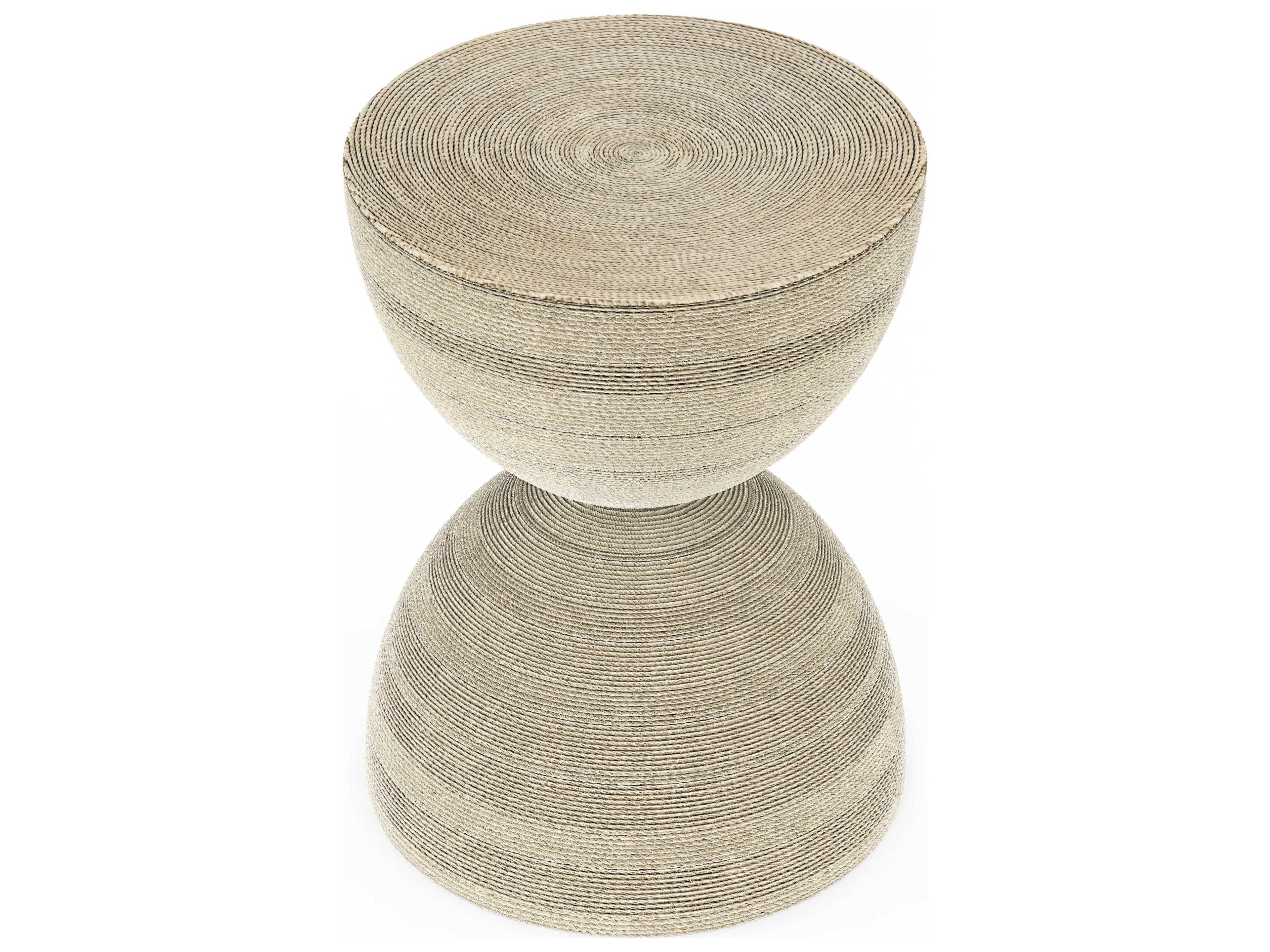 A.R.T. Furniture Cotiere Round Wood Linen End Table