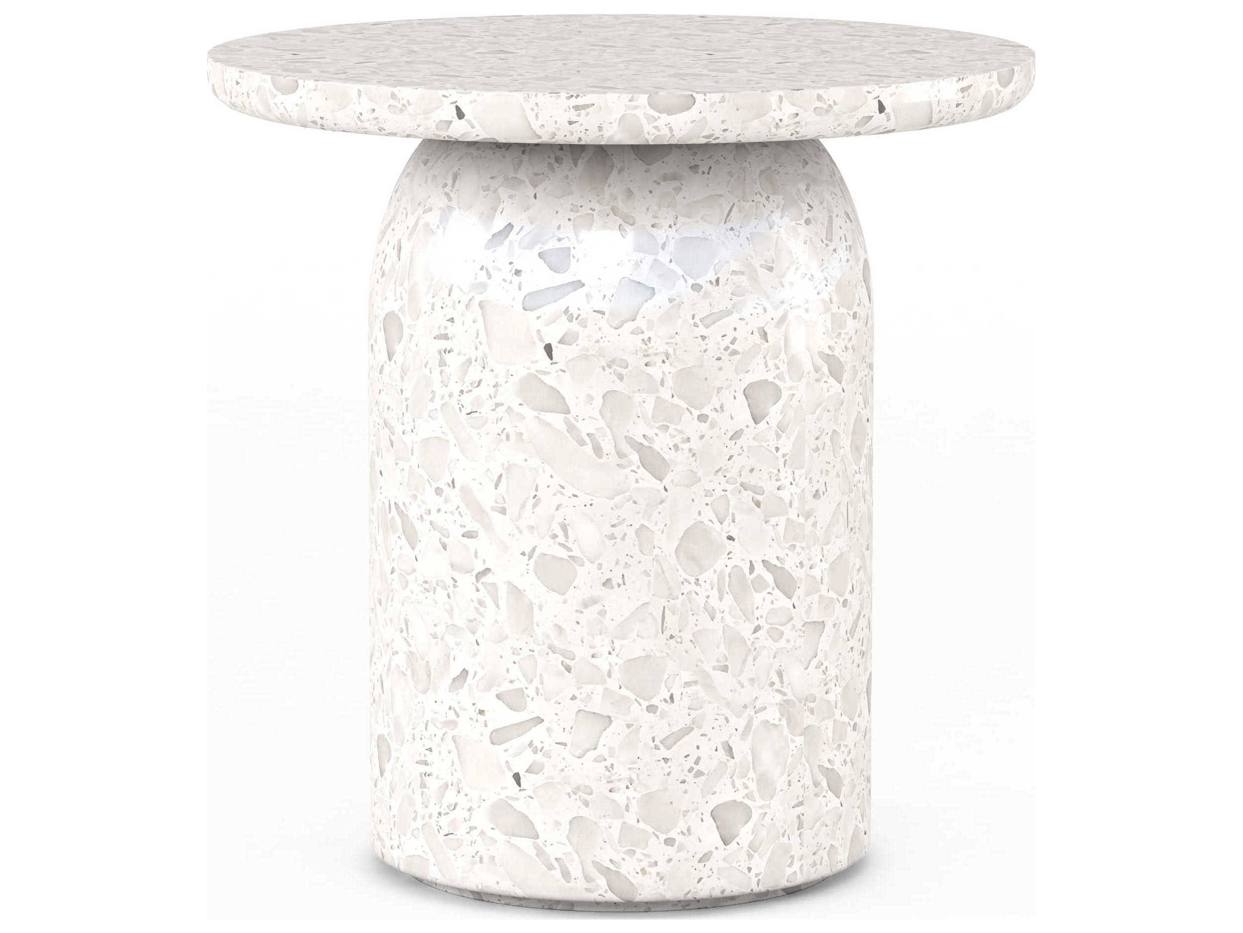 A.R.T. Furniture Cotiere Terrazzo Round Stone End Table
