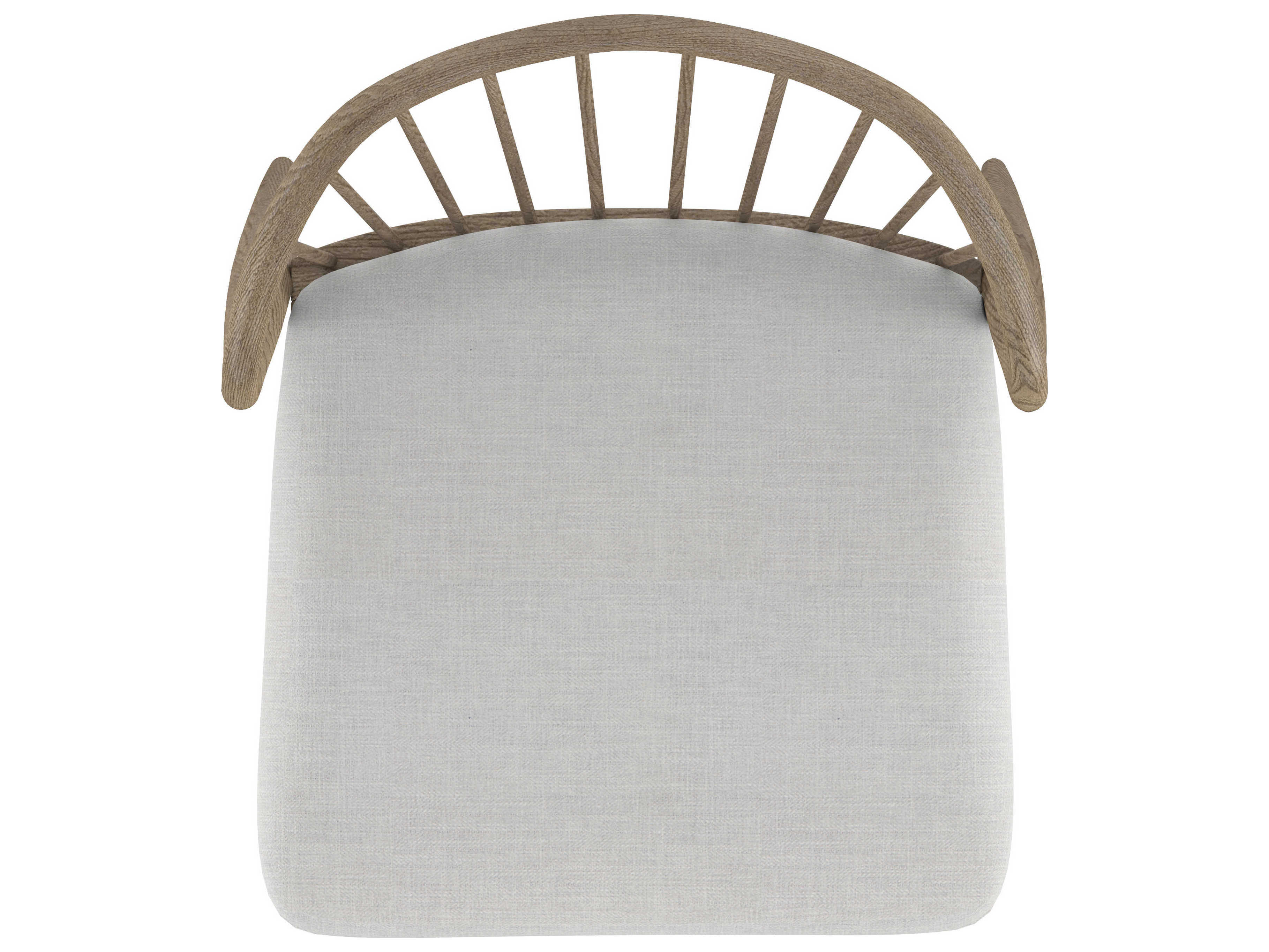 A.R.T. Furniture Finn Fabric Parrawood White Upholstered Side Dining Chair Set of 2