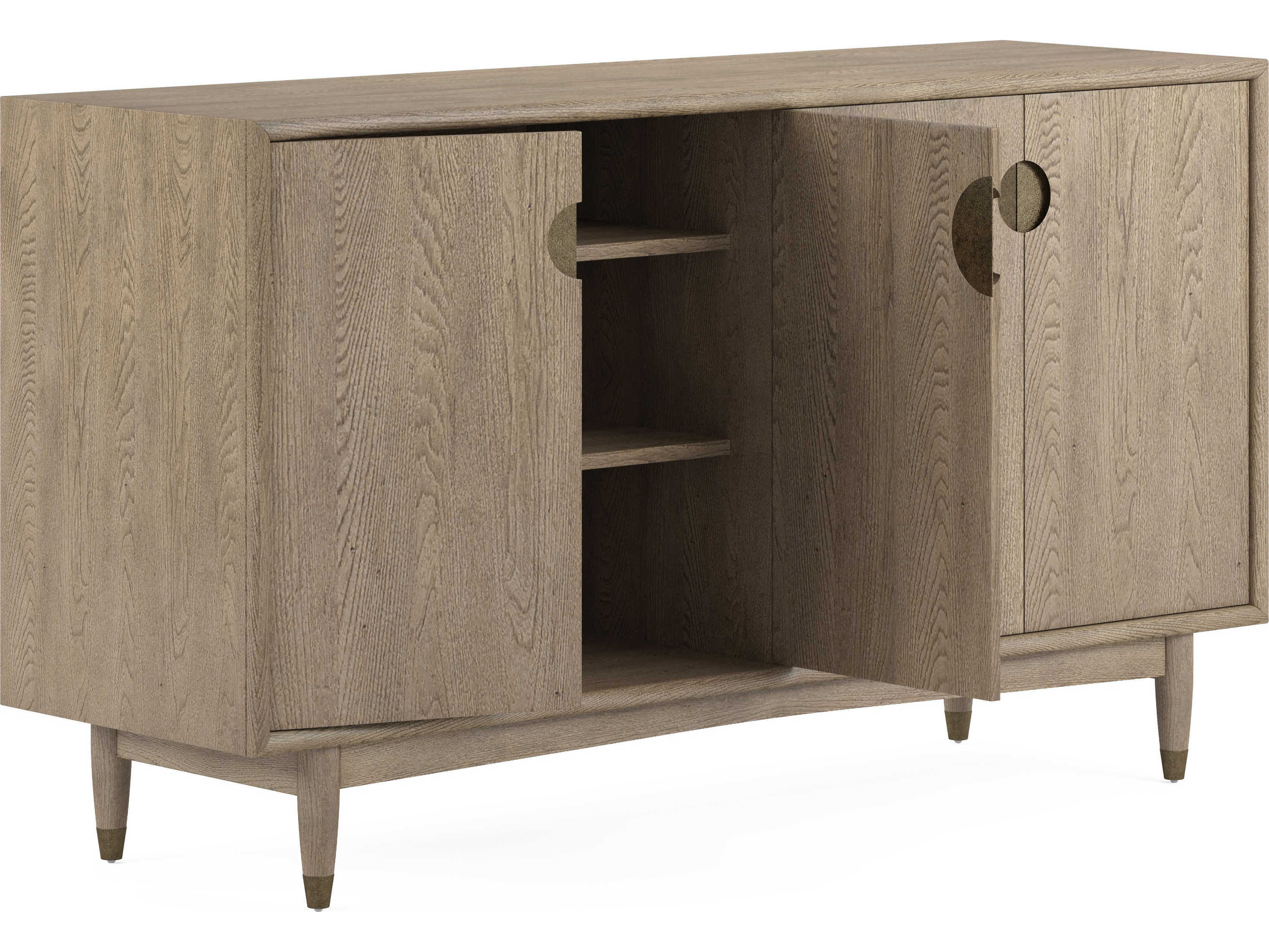 A.R.T. Furniture Finn 64" Parrawood Tawny Credenza Sideboard