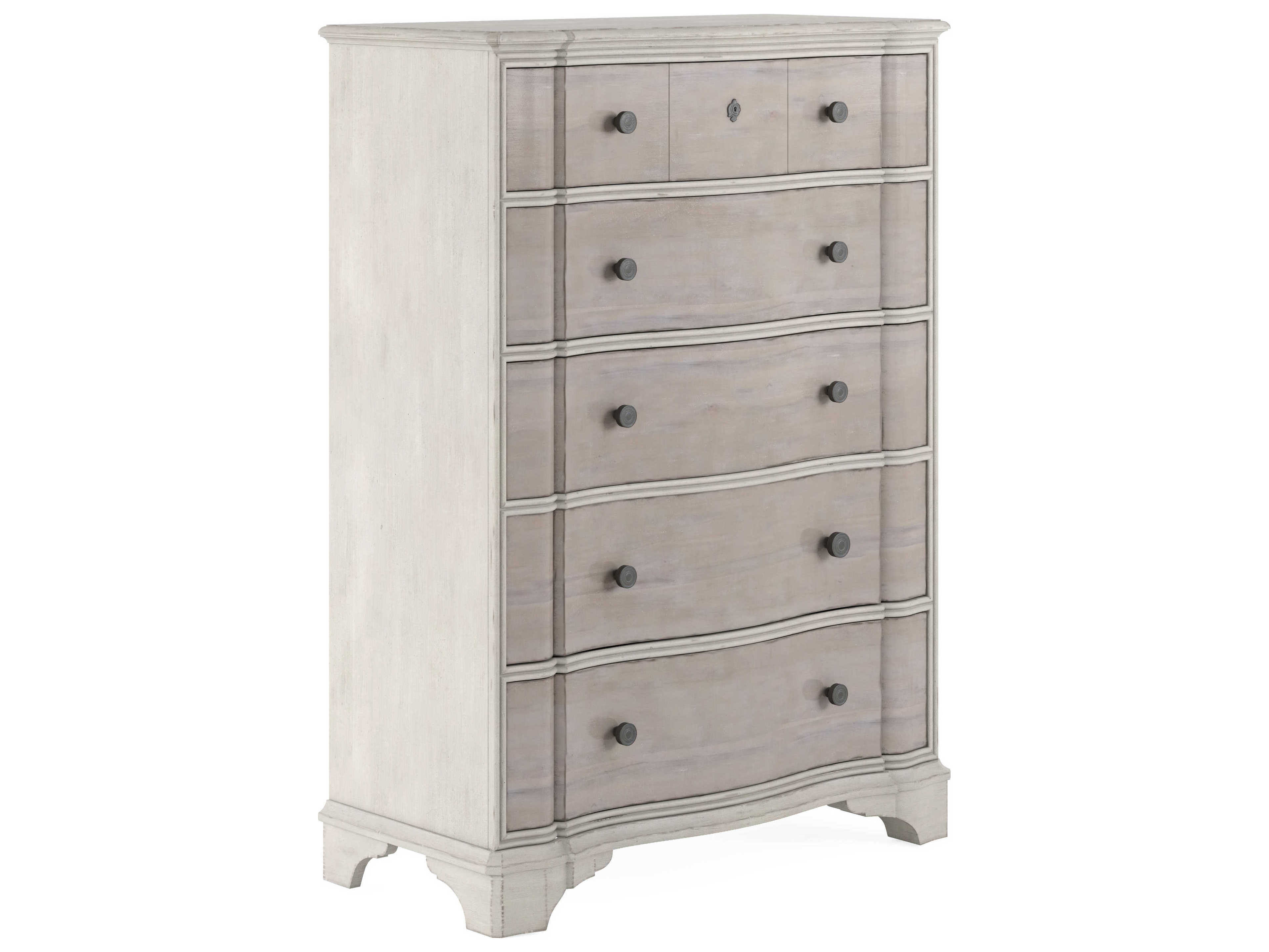 A.R.T. Furniture Alcove 5-Drawers Beige Acacia Wood Accent Chest