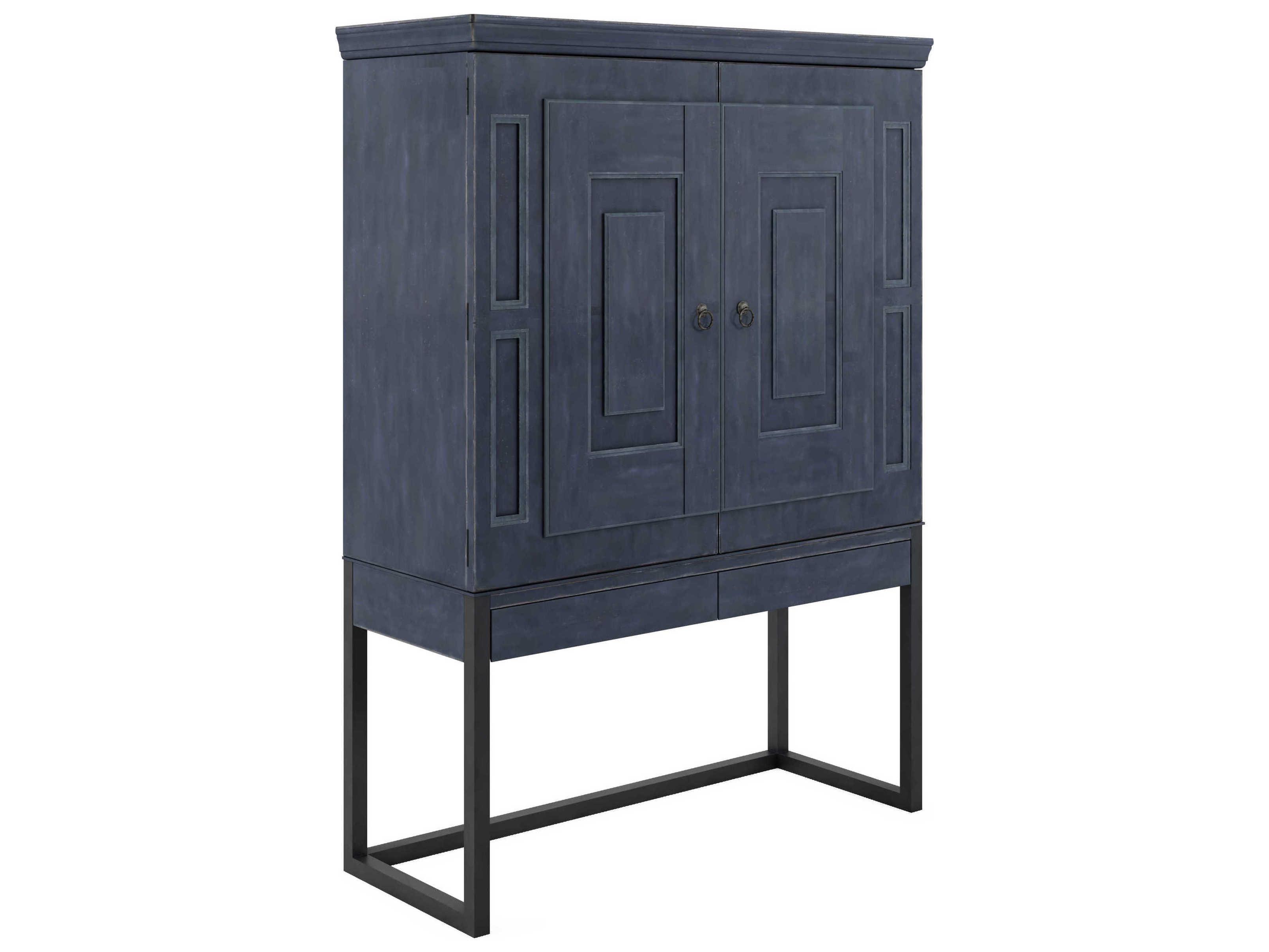 A.R.T. Furniture Alcove Slate Gray Acacia Wood Secretary Desk