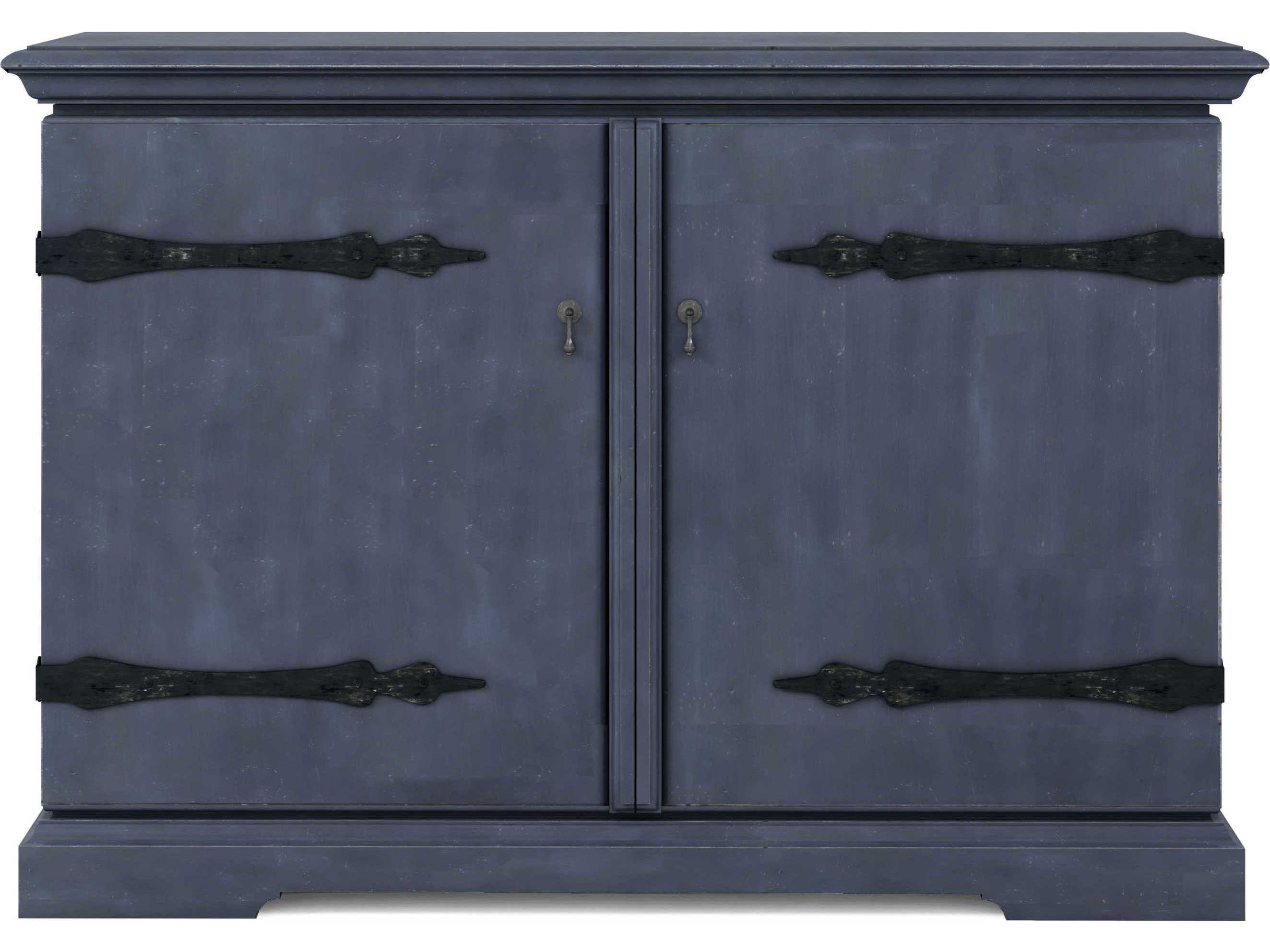 A.R.T. Furniture Alcove Gray Acacia Wood Slate Bar Cabinet