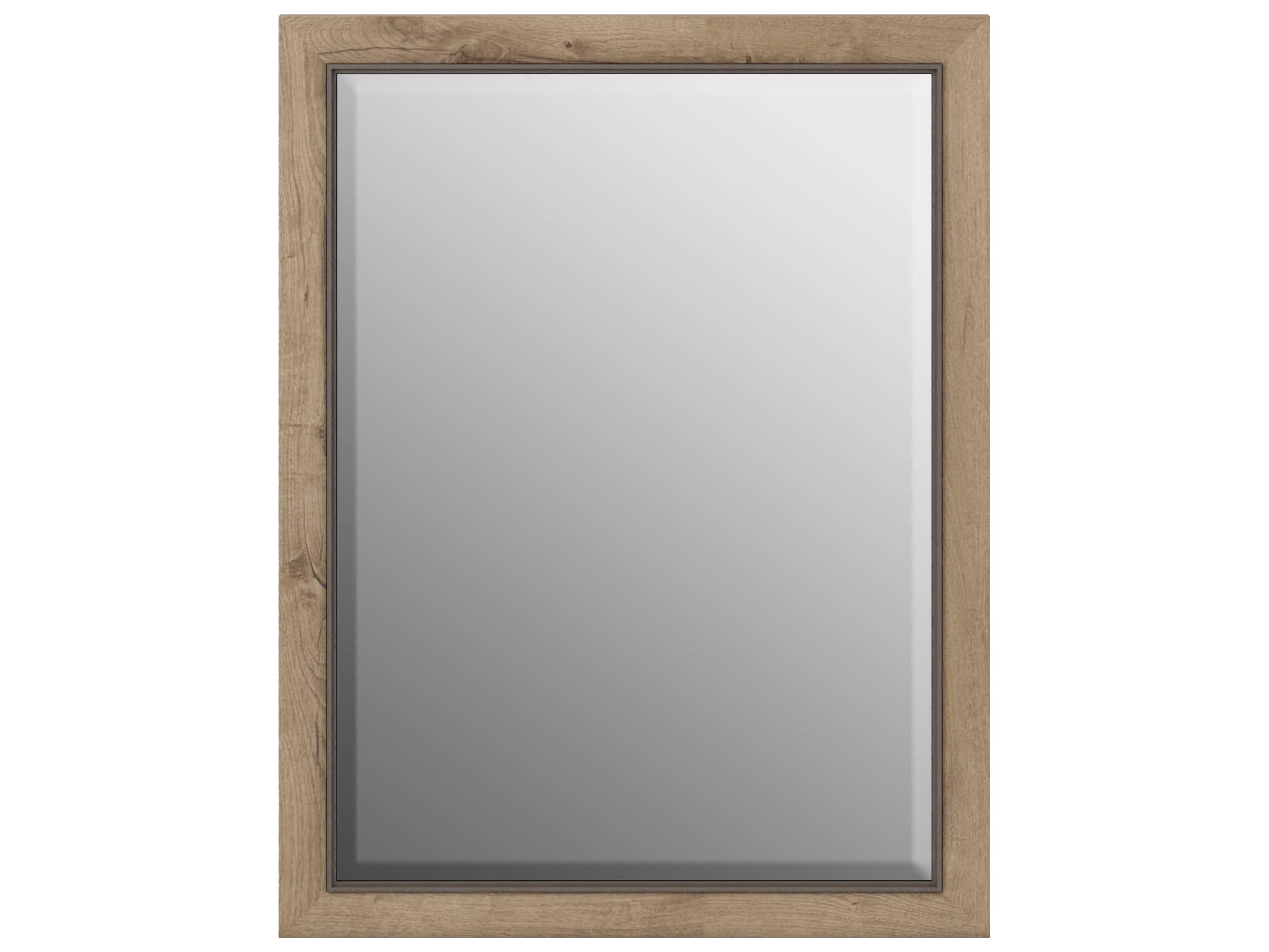 A.R.T. Furniture Garrison Rectangular Washed Oak Wall Mirror