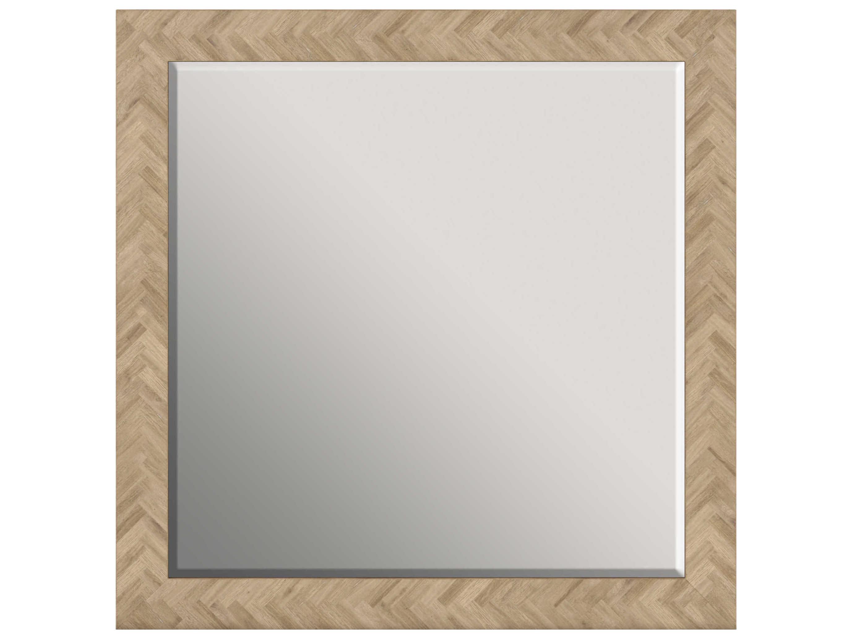A.R.T. Furniture Garrison Square Washed Oak Wall Mirror
