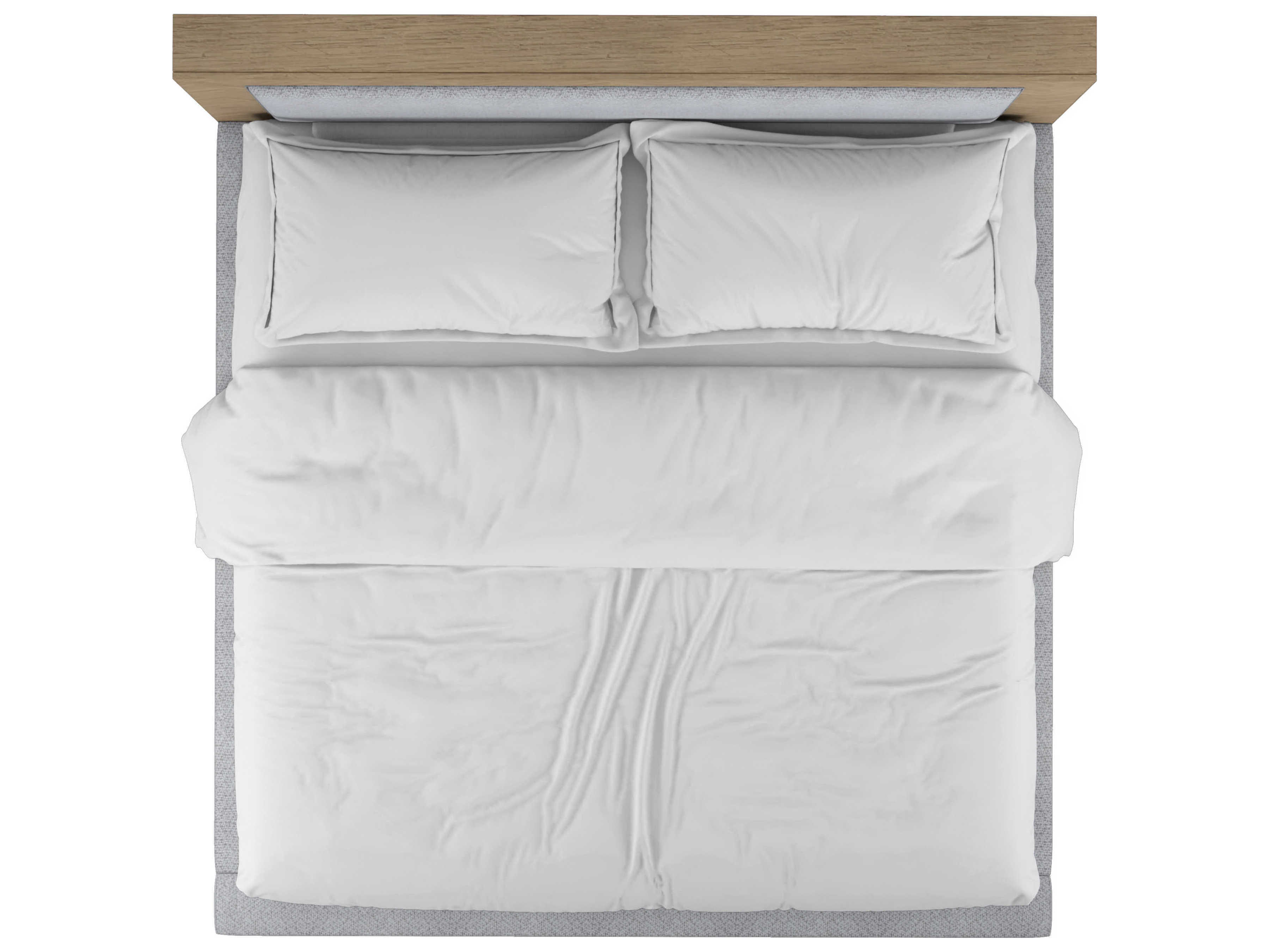 A.R.T. Furniture Garrison Washed Oak Beige Parrawood Wood Queen Platform Bed