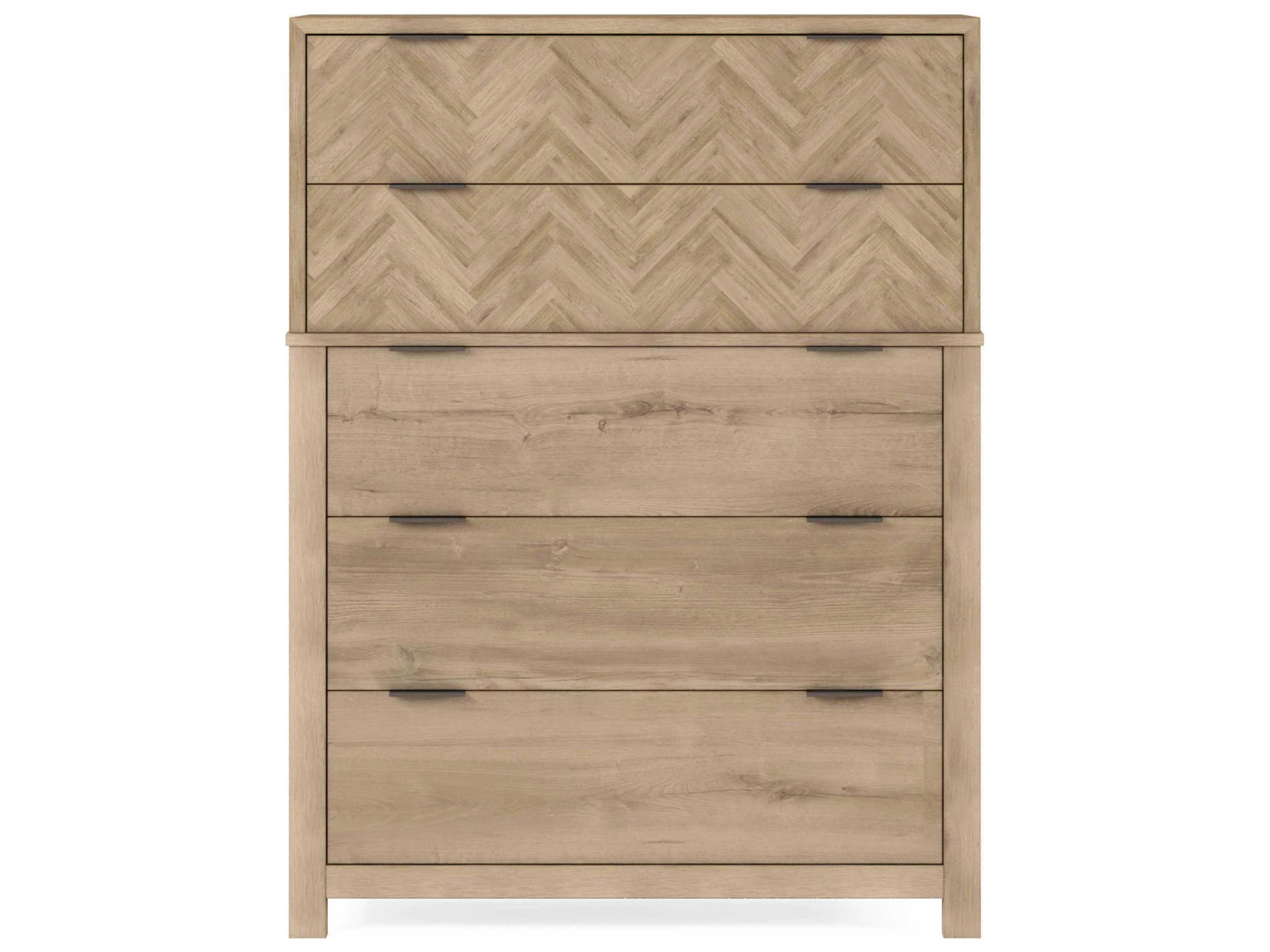 A.R.T. Furniture Garrison 5-Drawers Beige Parrawood Accent Chest