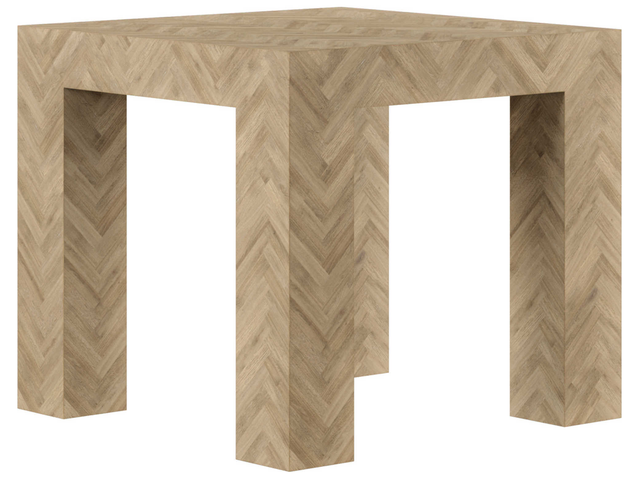 A.R.T. Furniture Garrison Square Wood Washed Oak End Table