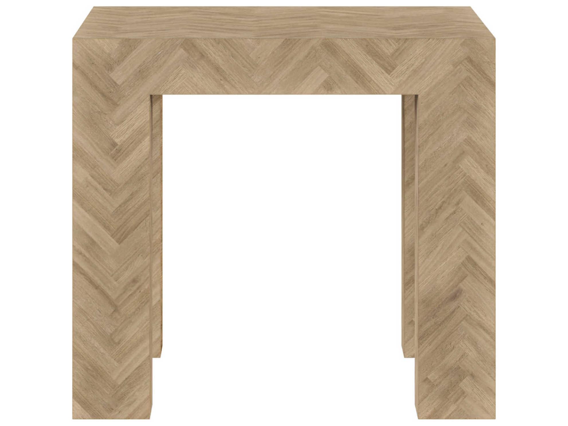 A.R.T. Furniture Garrison Square Wood Washed Oak End Table