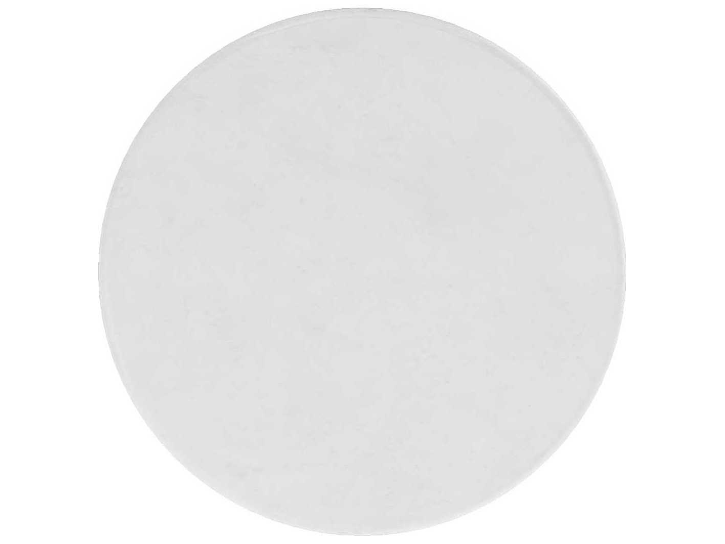 A.R.T. Furniture Garrison Round Resin Emory White End Table