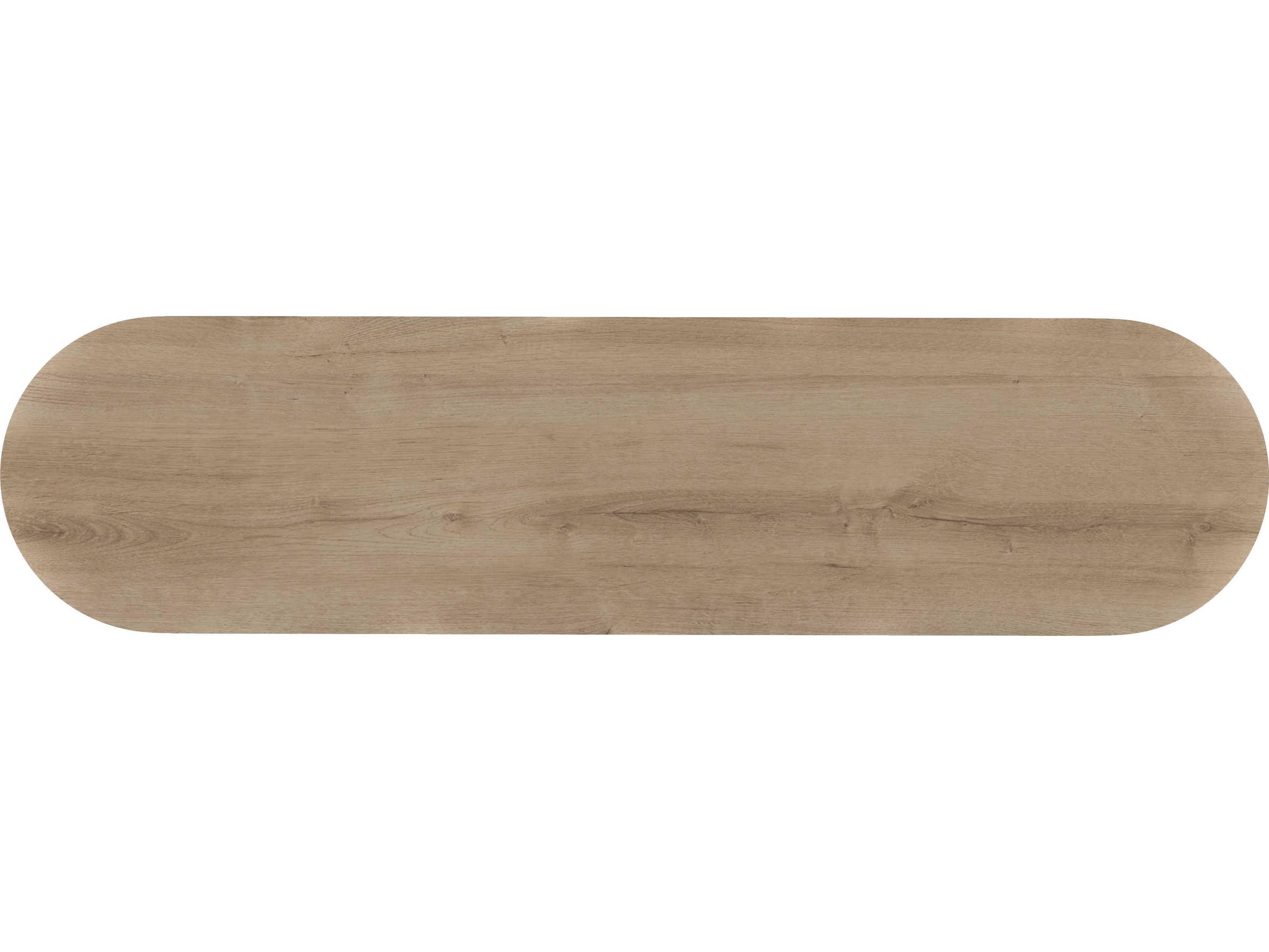 A.R.T. Furniture Garrison Oval Wood Washed Oak Console Table