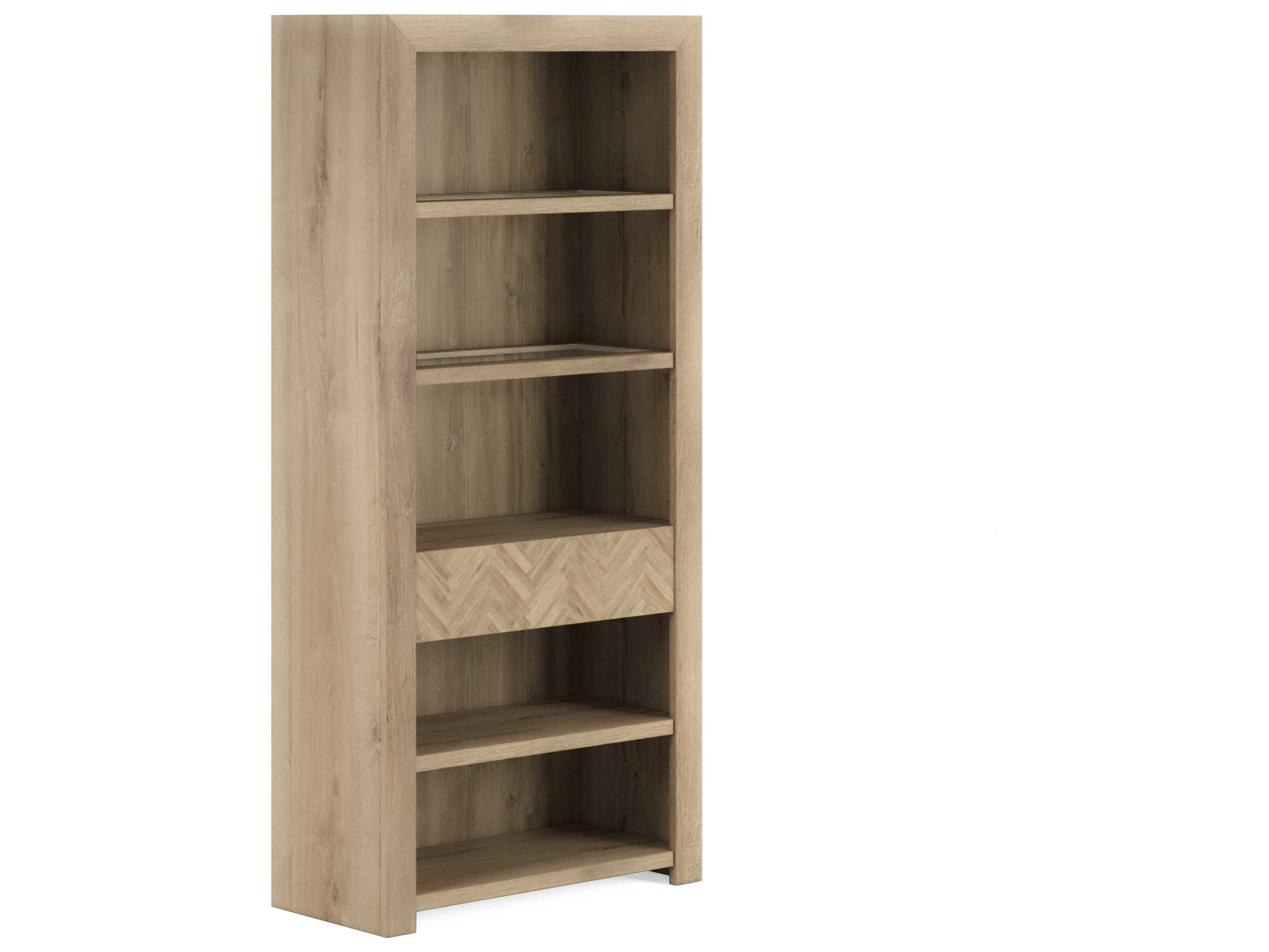 A.R.T. Furniture Garrison Washed Oak Bookcase
