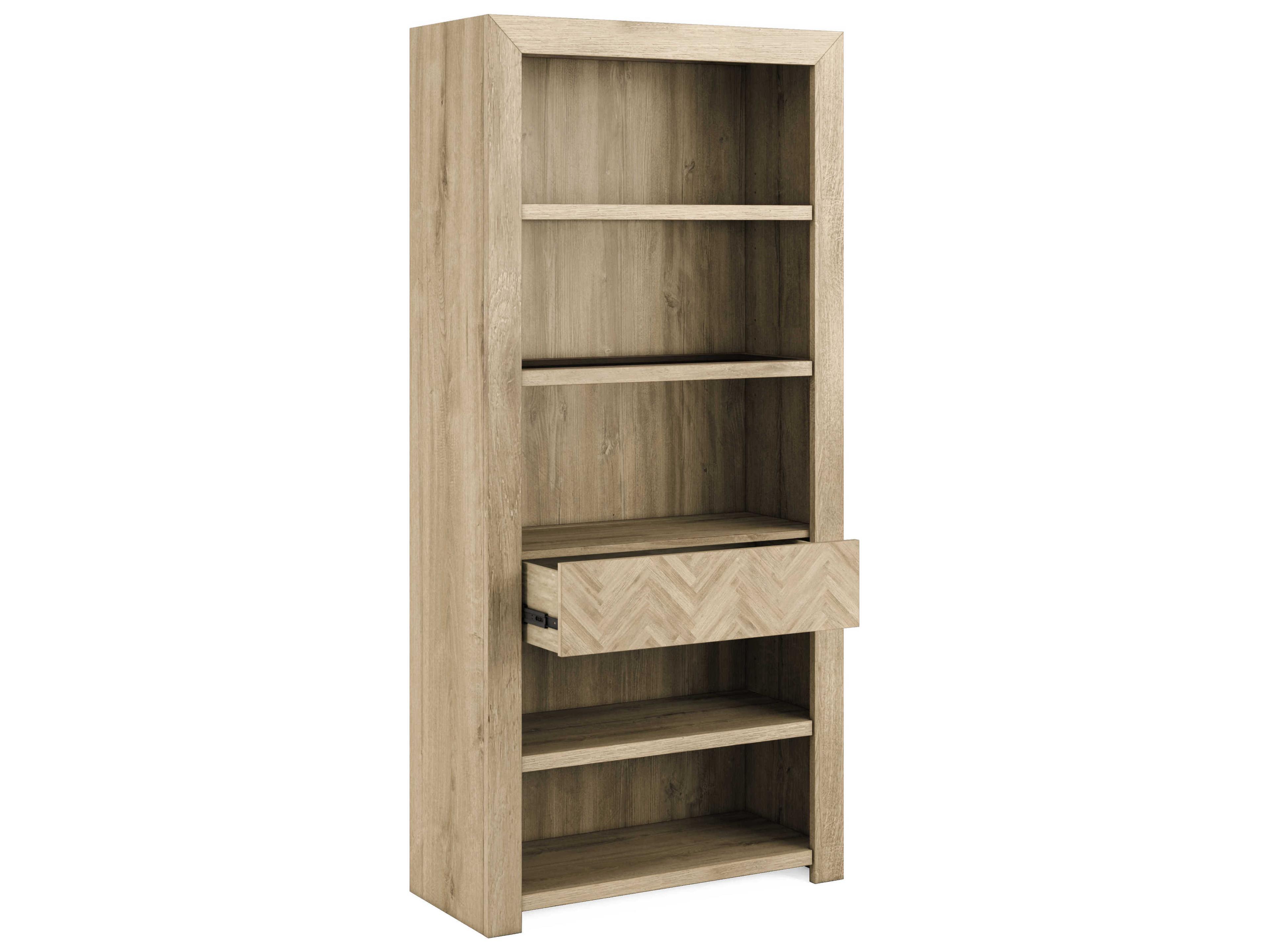 A.R.T. Furniture Garrison Washed Oak Bookcase