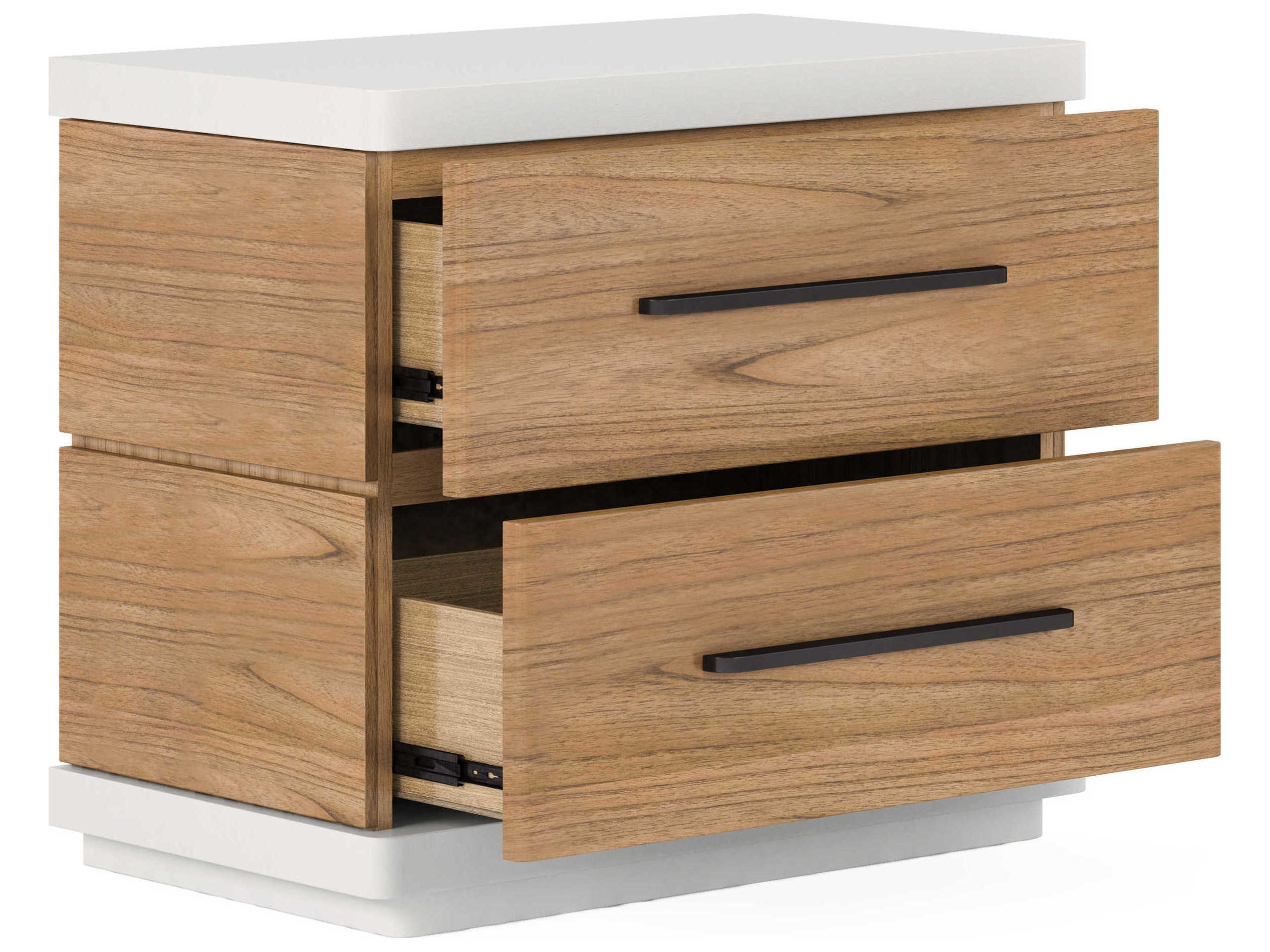 A.R.T. Furniture Portico 2-Drawers Brown Parrawood Nightstand