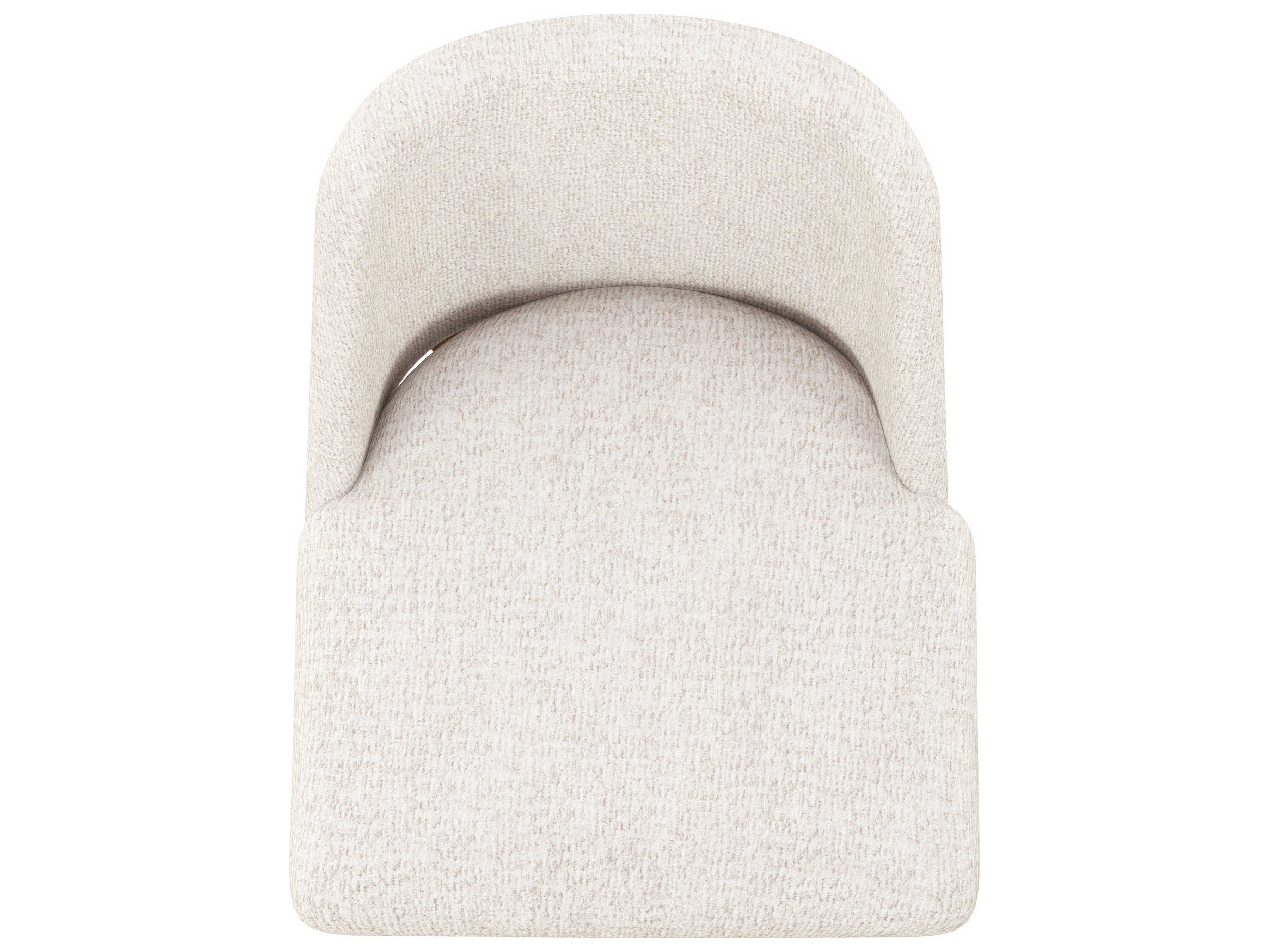 A.R.T. Furniture Portico Fabric Parrawood White Upholstered Side Dining Chair