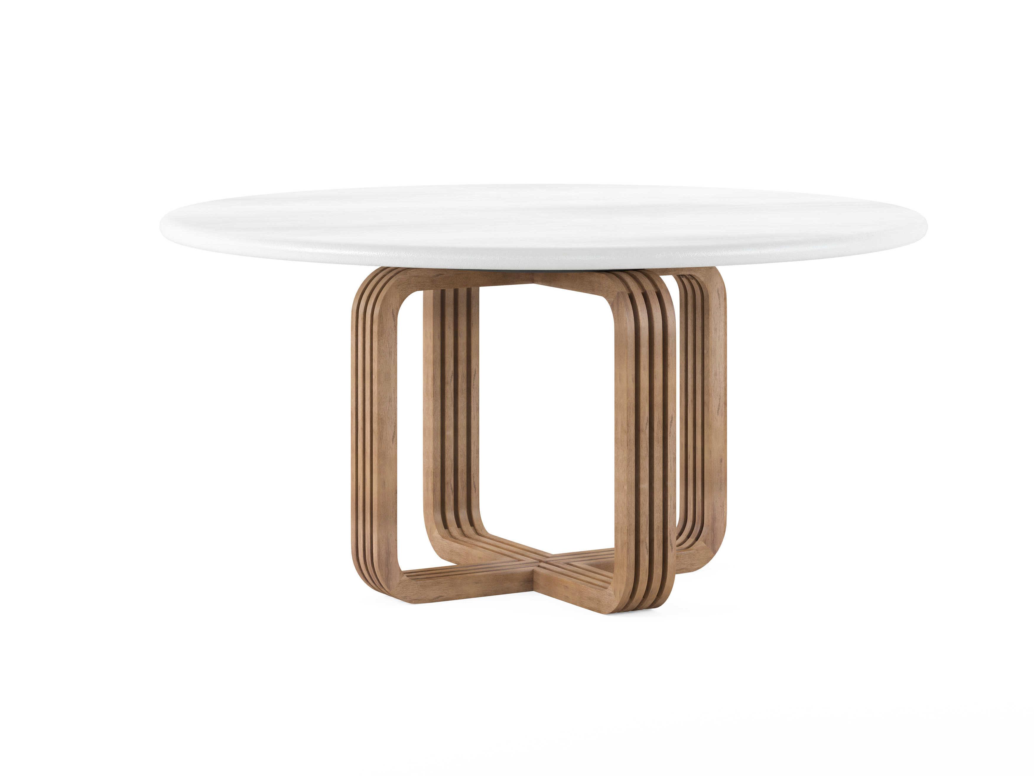 A.R.T. Furniture Portico Round Wood Sienna Dining Table