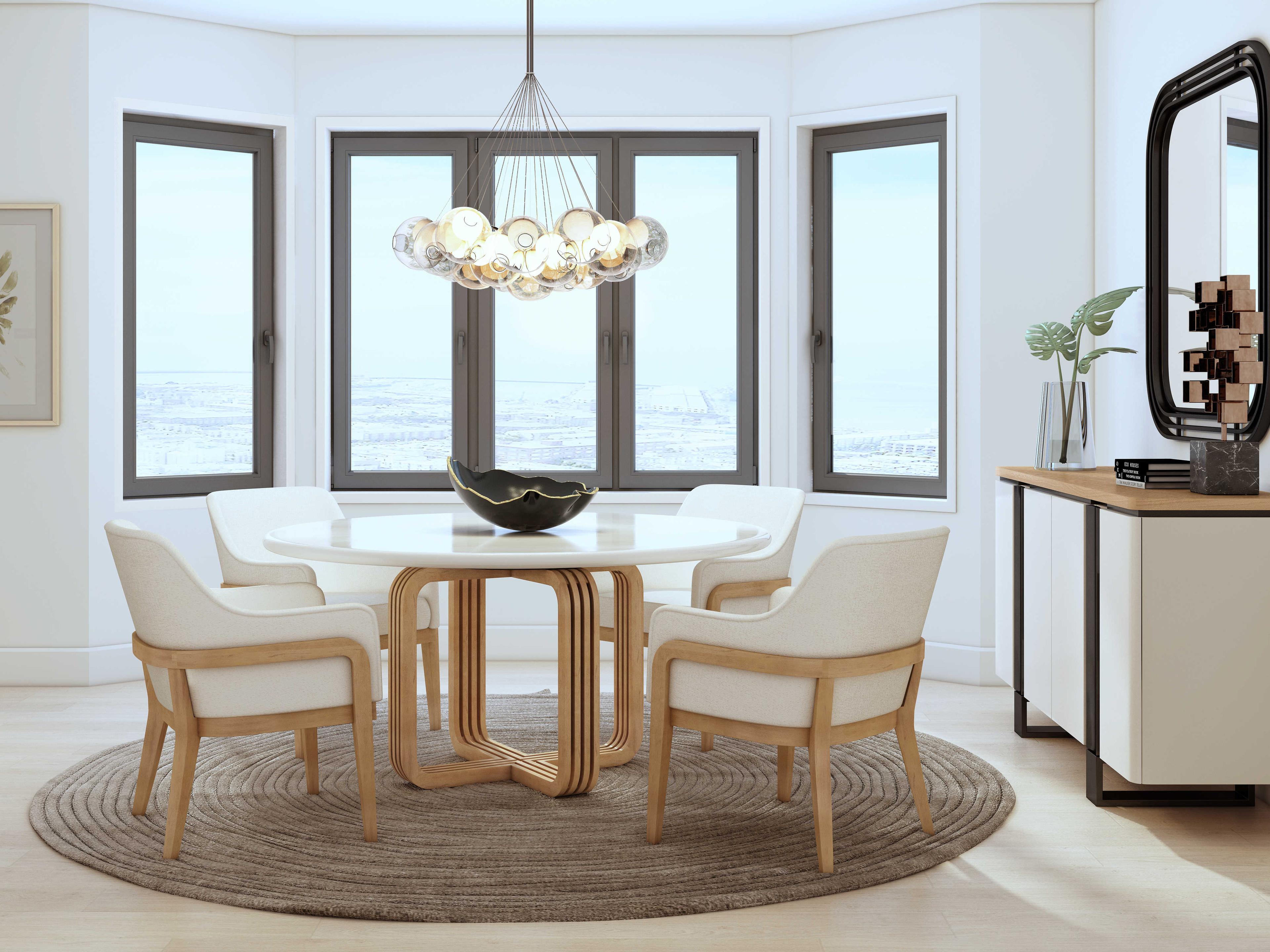 A.R.T. Furniture Portico Round Wood Sienna Dining Table