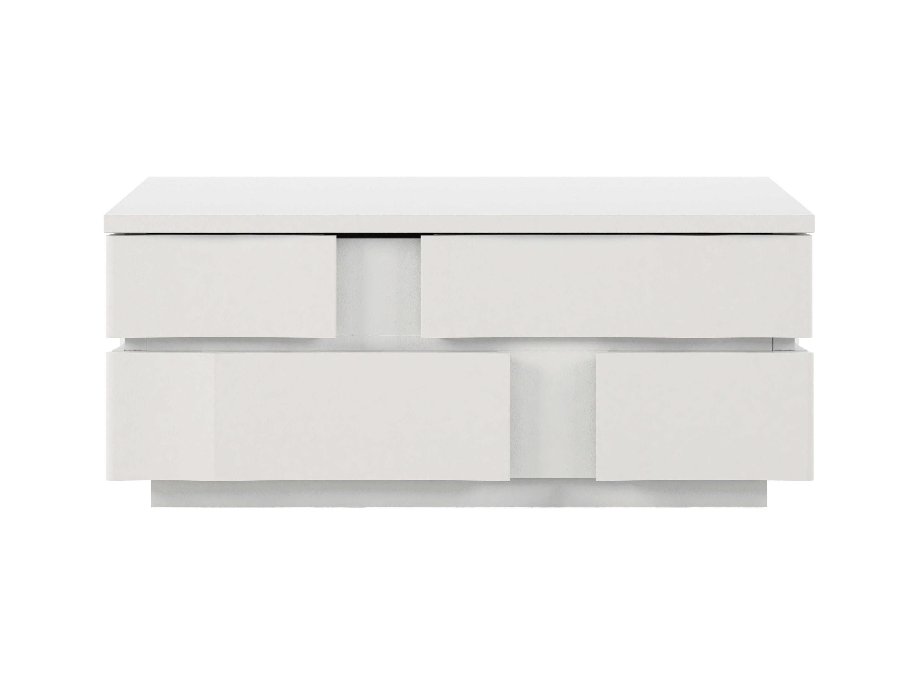 A.R.T. Furniture Portico Wood Stucco White Cocktail Table