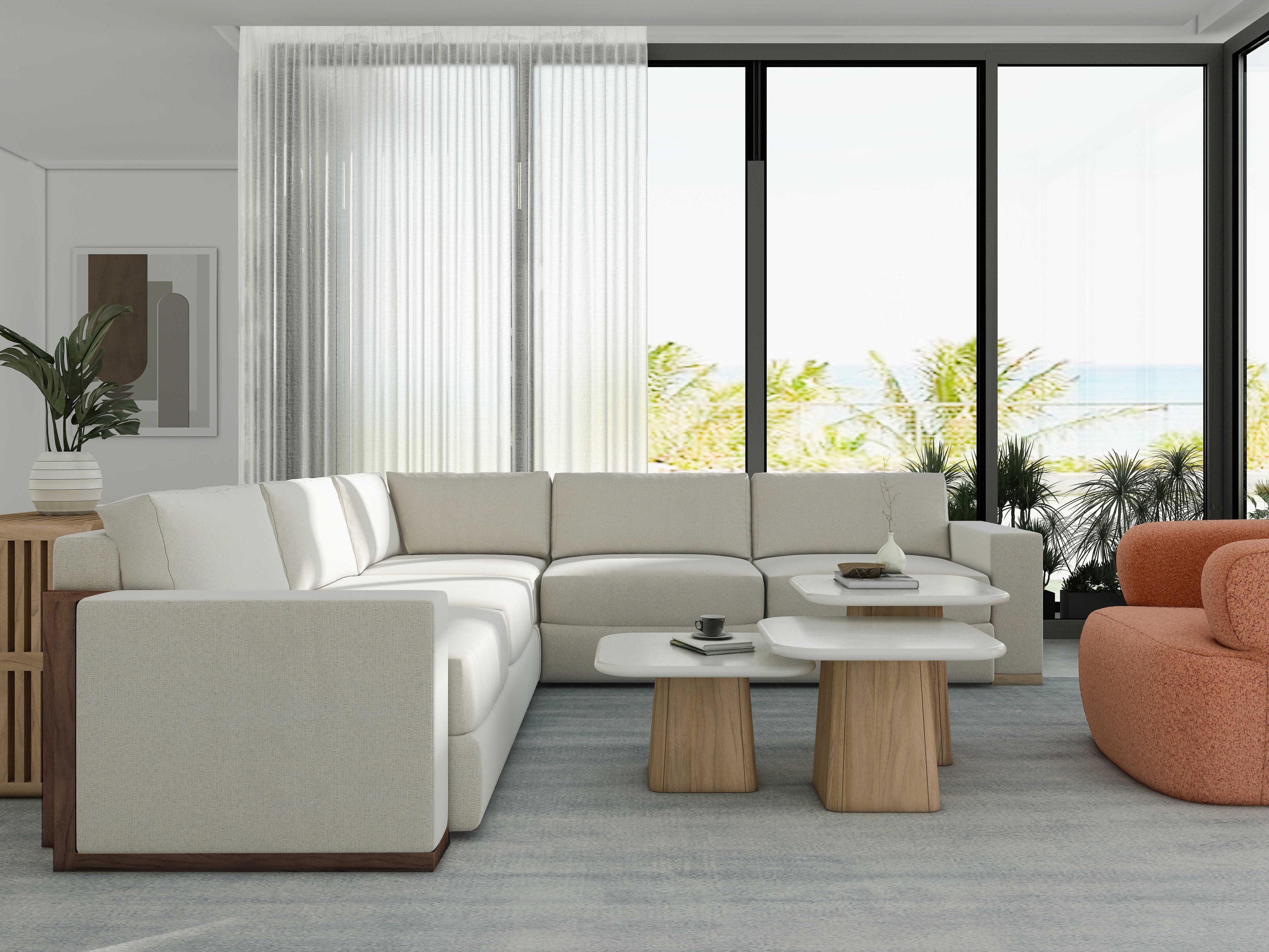 A.R.T. Furniture Portico Square Stone Sienna End Table