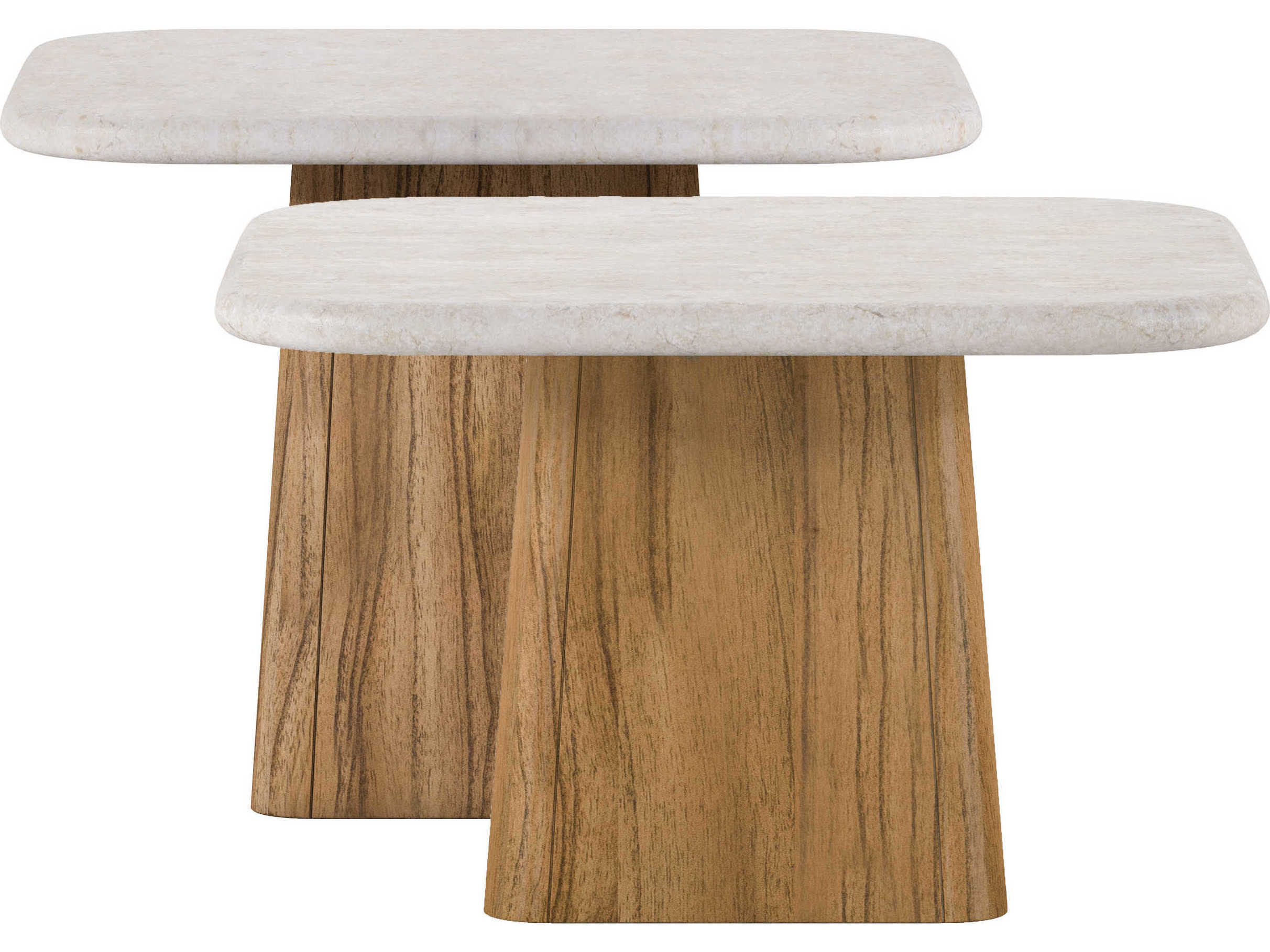 A.R.T. Furniture Portico Square Stone Sienna End Tables